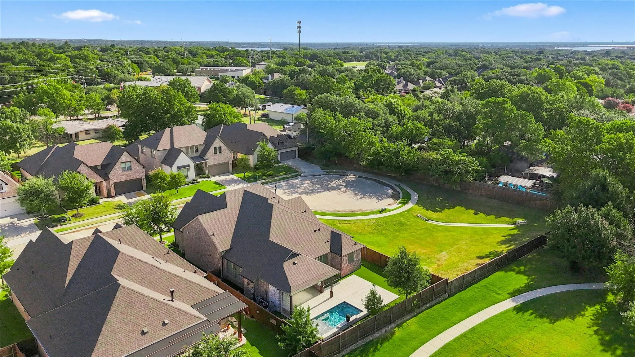 Highland Village is a very desirable place to live.  To be able to have one of the newest homes in the area in a location such as this is a opportunity for you!  Don't miss out!