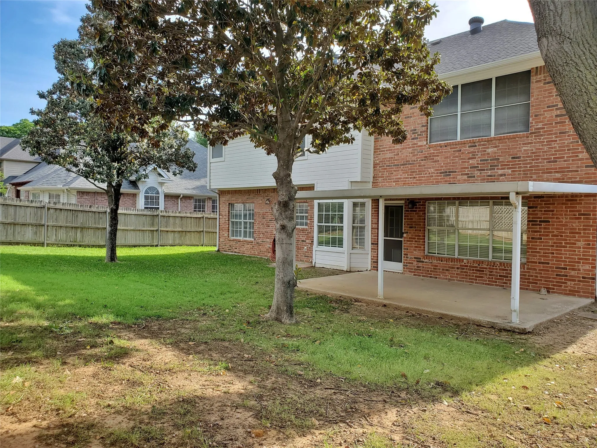 Another view of rear of home.