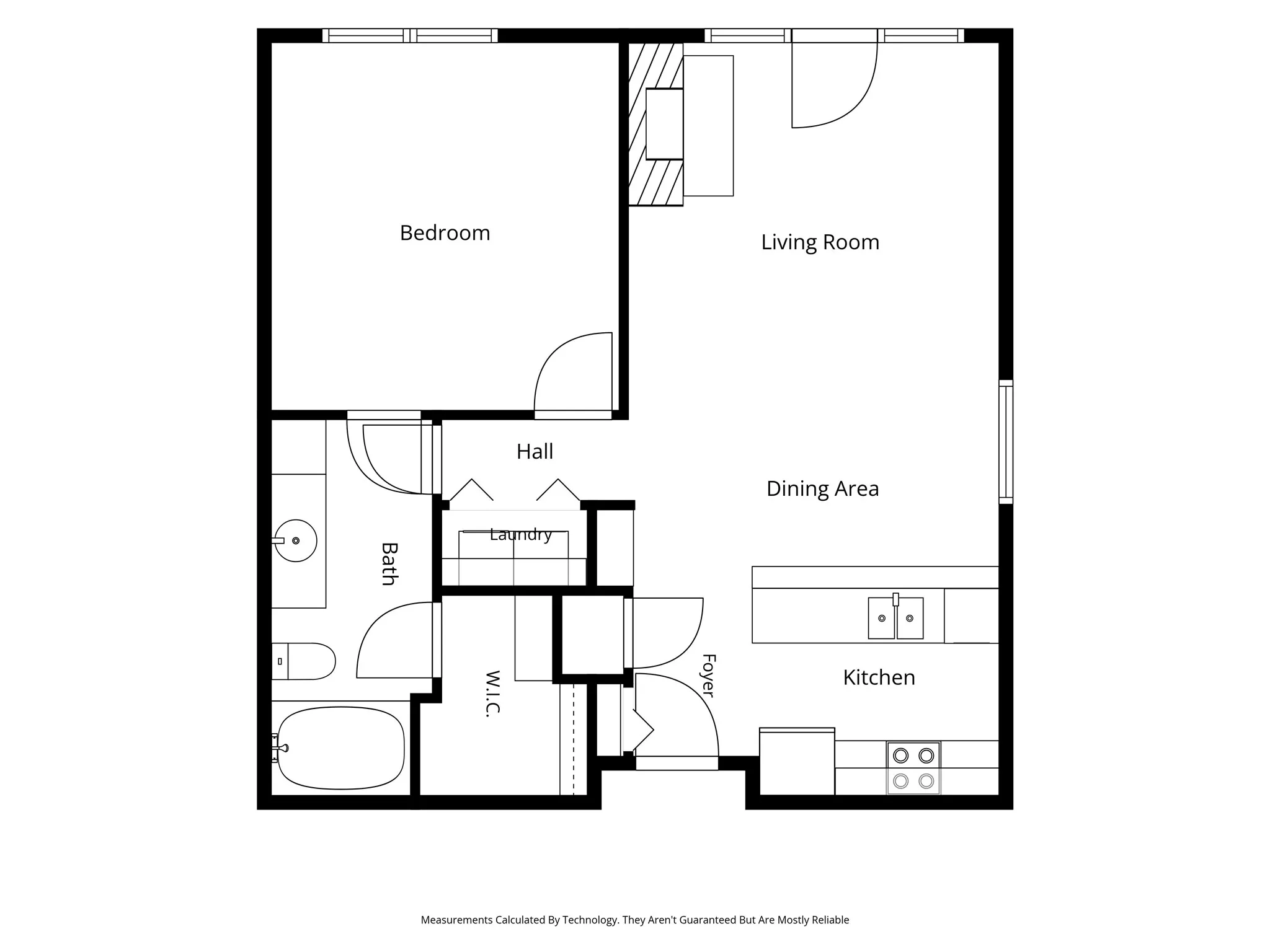 3400 Welborn Street #318 - Floorplan - www.3400Welborn304.com
