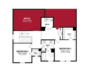 Beazer Homes Enclave at Legacy Hills Laredo Floorplan.