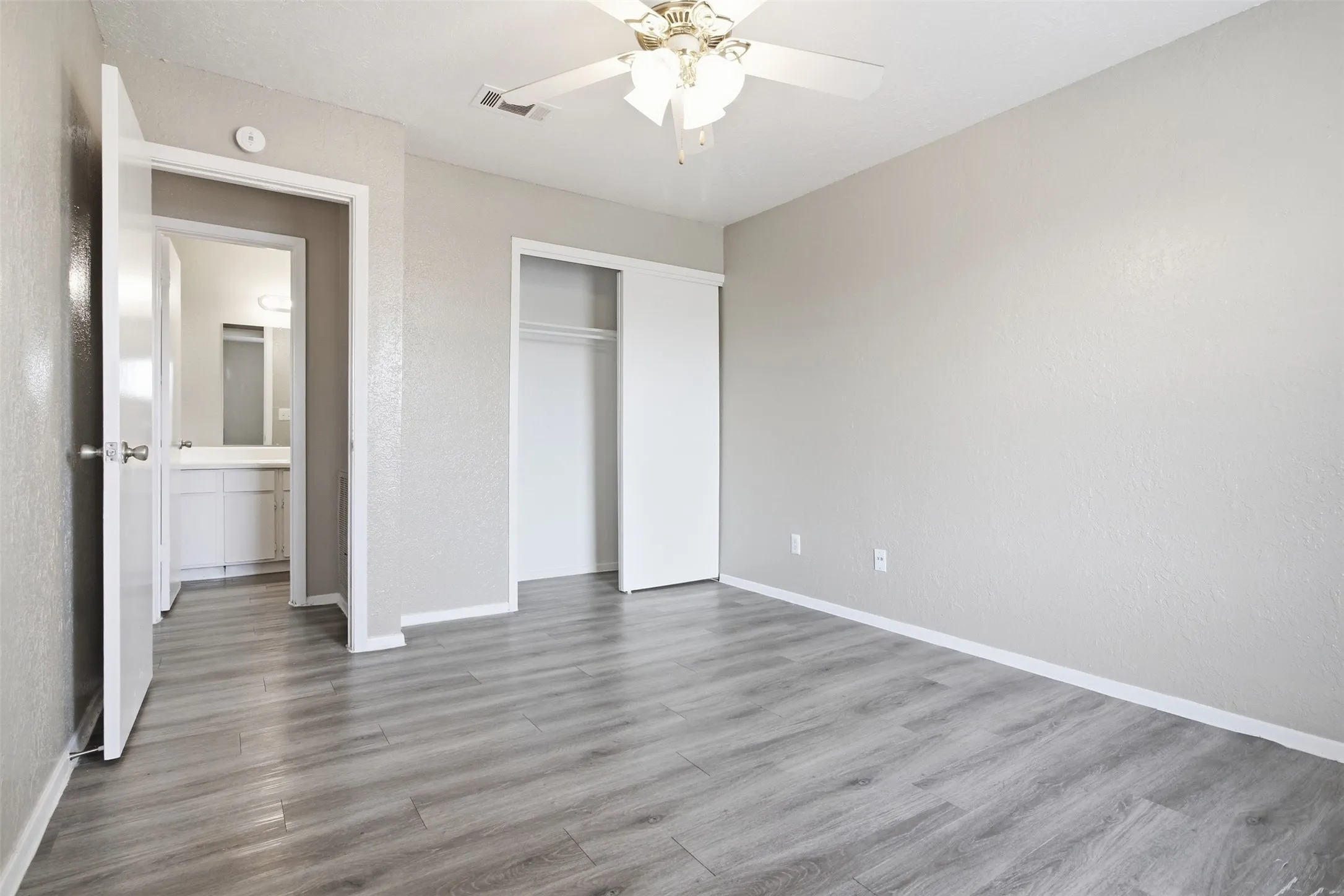 Not actual unit but same floor plan and flooring.