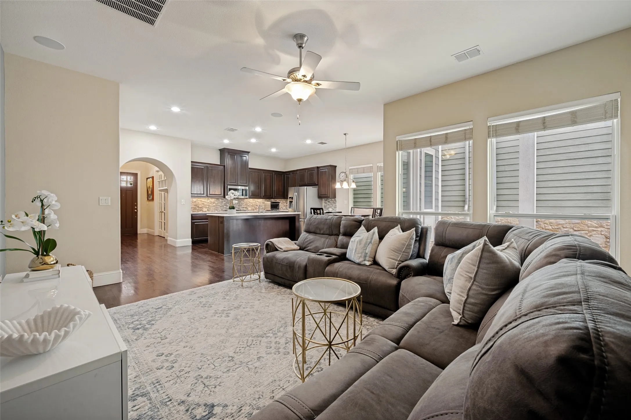 Spacious living area with an open-concept layout.