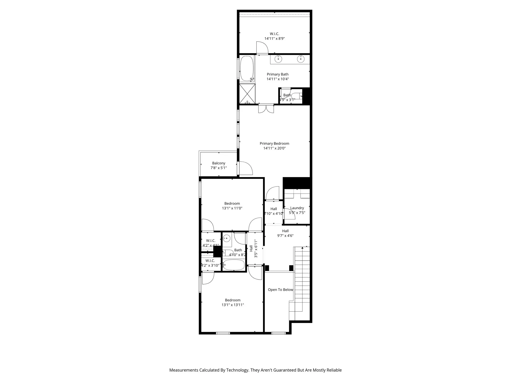 Second-floor layout