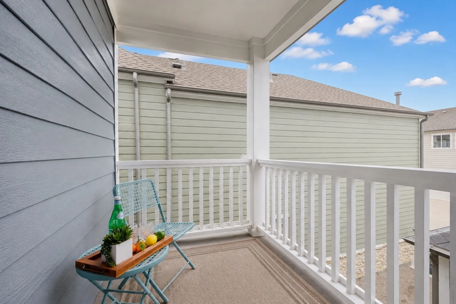 Private balcony off the primary suite.