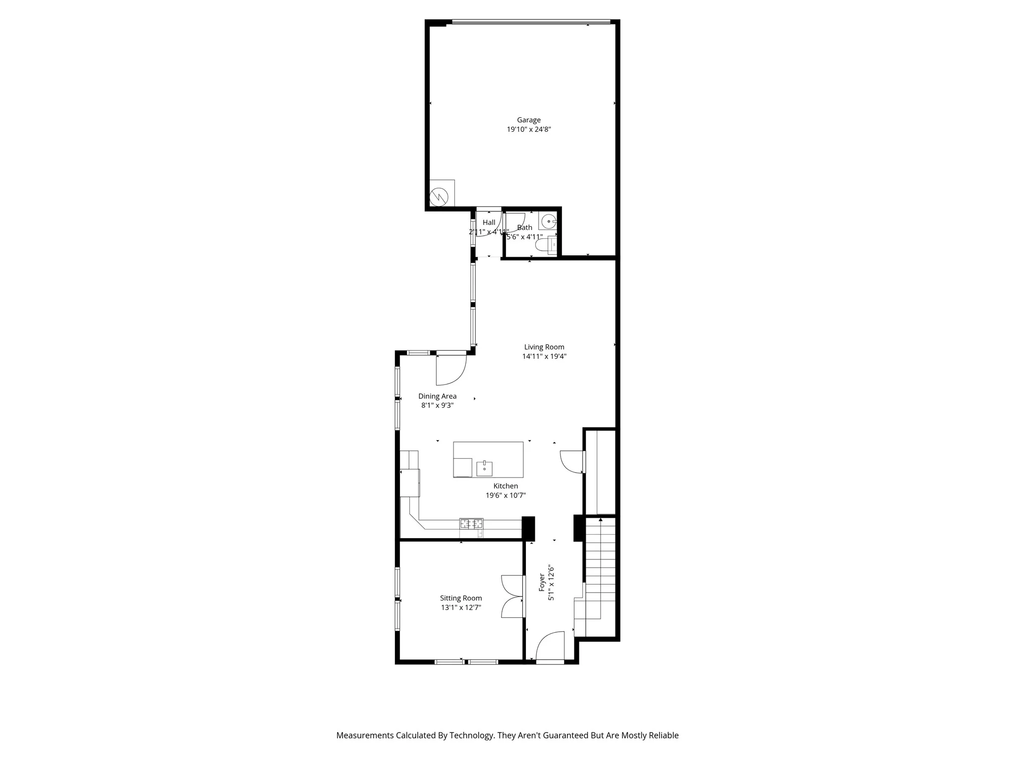 First-floor layout