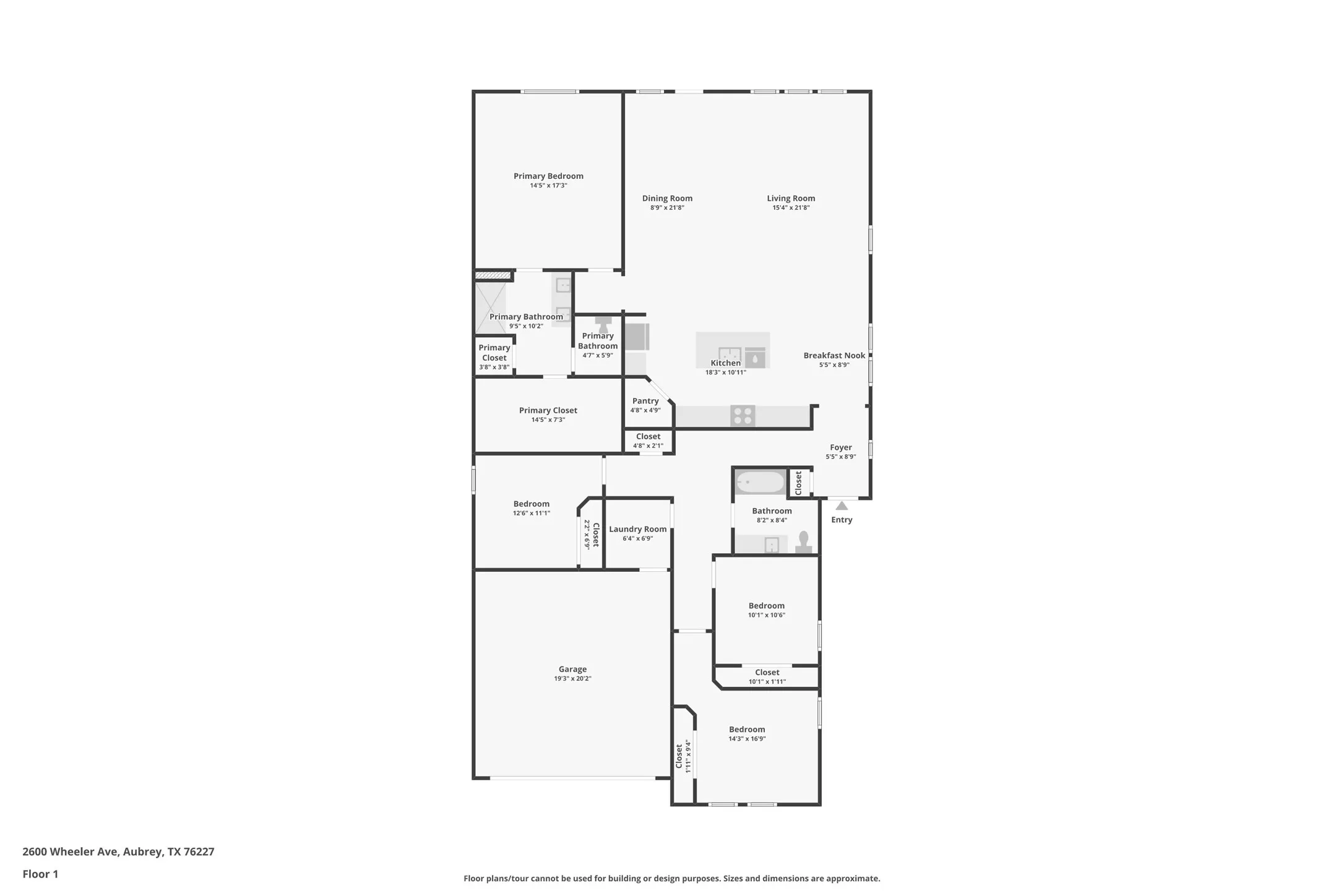 Single Family Residence For Sale in Denton County , 2600 Wheeler Avenue, Aubrey, Texas 76227, 4 Bedroom, 2 Bathroom, 2 Garage spaces, 2,127 Sqft, built in 2018, mls#21353888, Real Estate Agent in Aubrey, Homes For Sale in Denton county, Homes For Sale in Aubrey, Realtor in Aubrey Texas, Real Estate Brokerage Independent Realty Texas, Luminita Cordes Realtor
