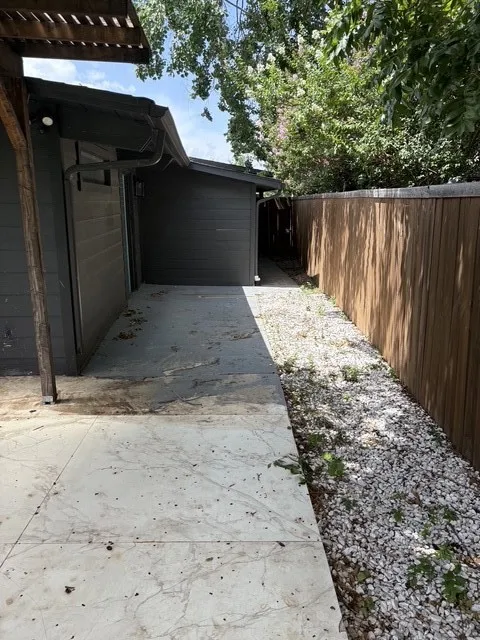 View of west side of home.