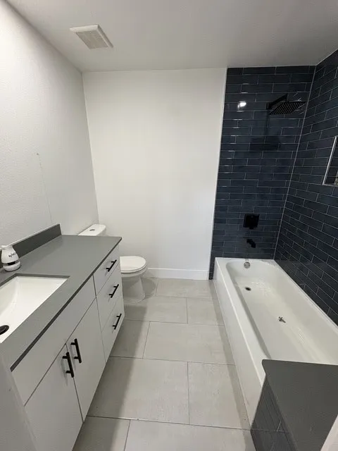 Ensuite bathroom with second bathroom.
