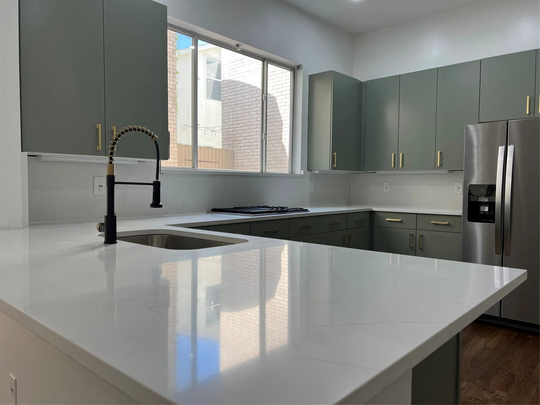 Brand new quartz countertops