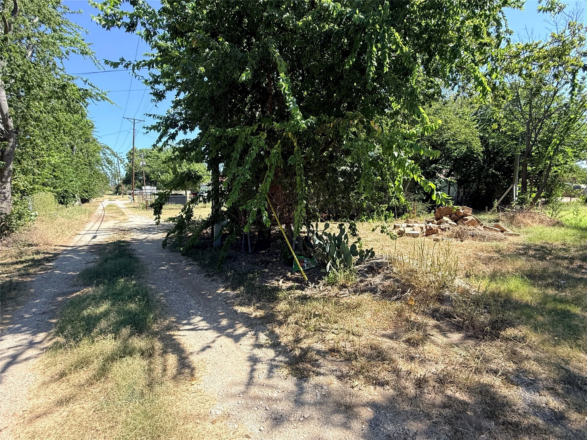 Gravel driveway