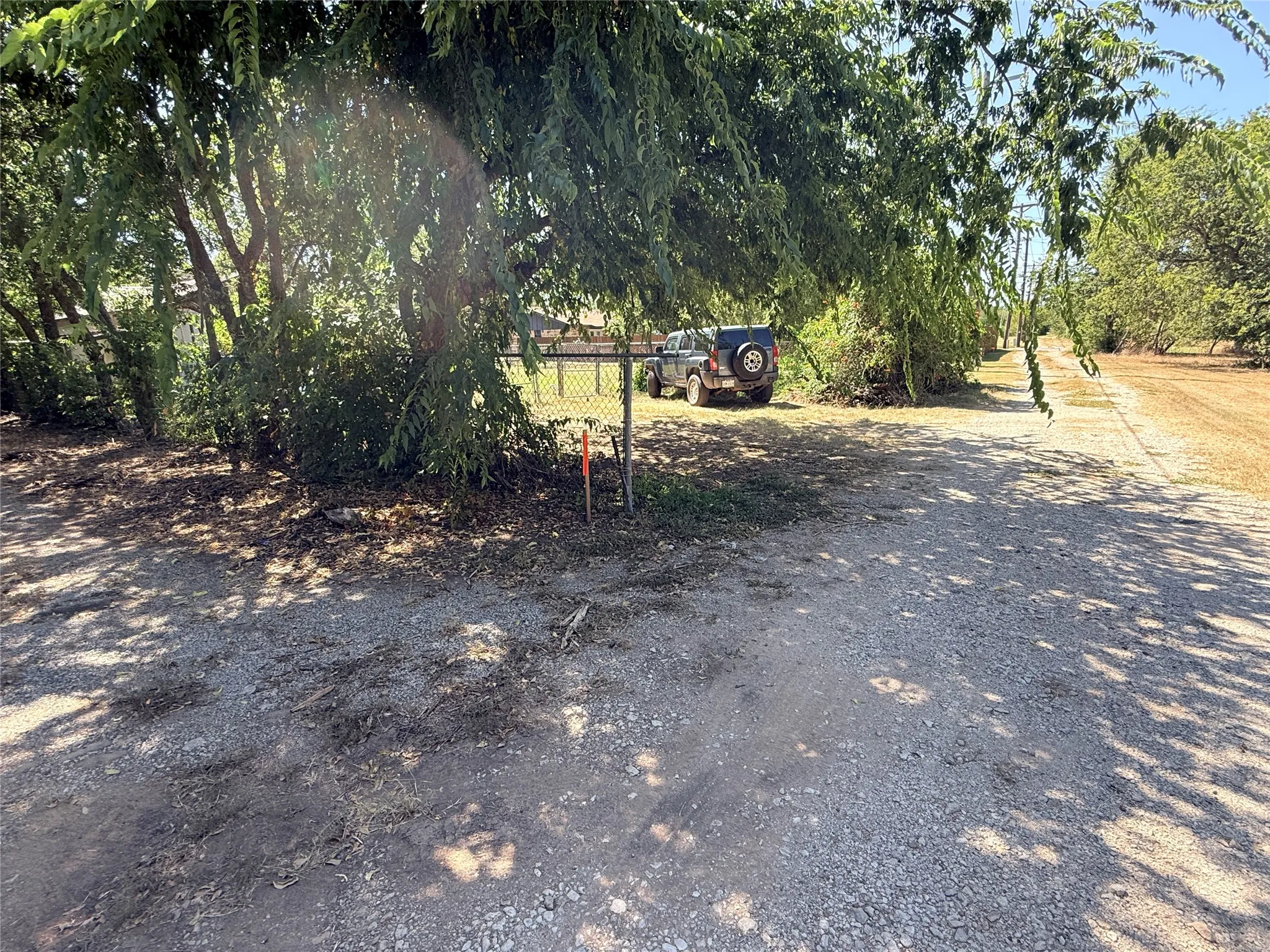 Gravel driveway