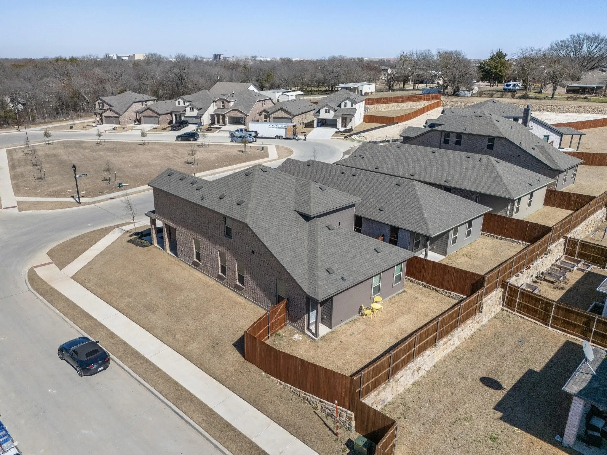 Aerial view featuring a residential view