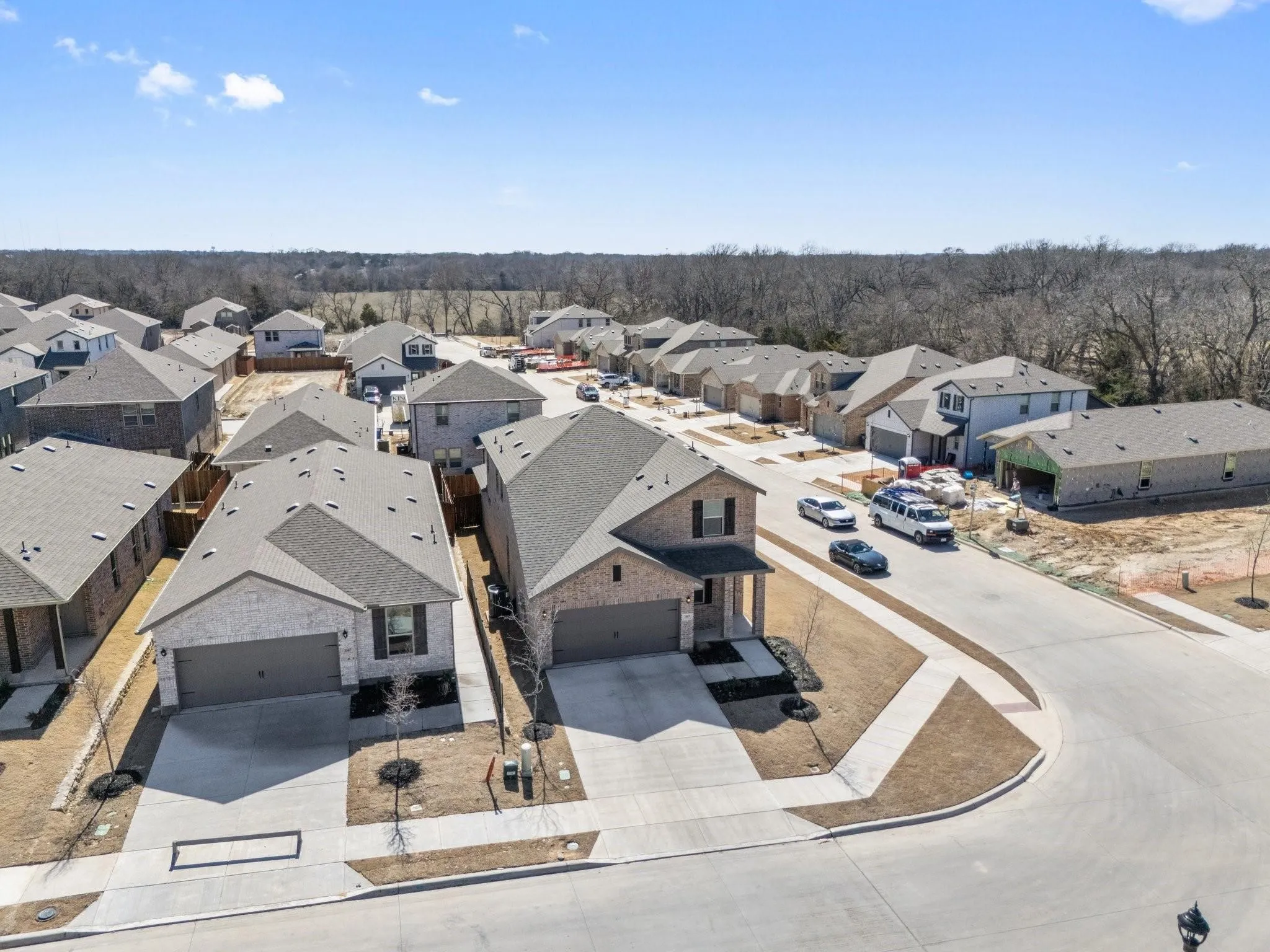 Bird's eye view featuring a residential view