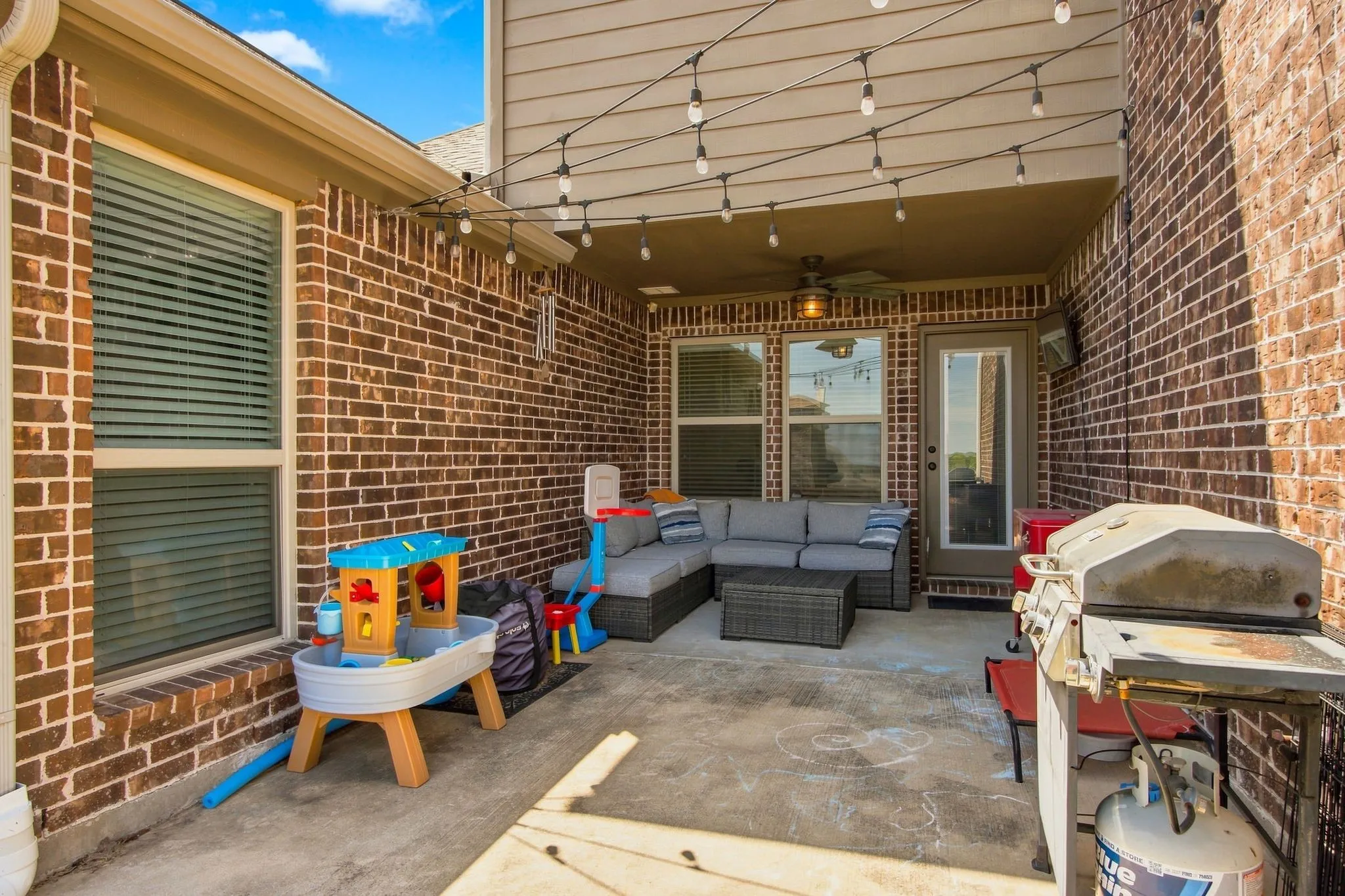 Covered patio