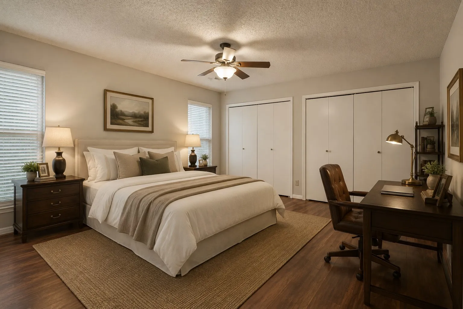 AI rendering of second bedroom possibilities