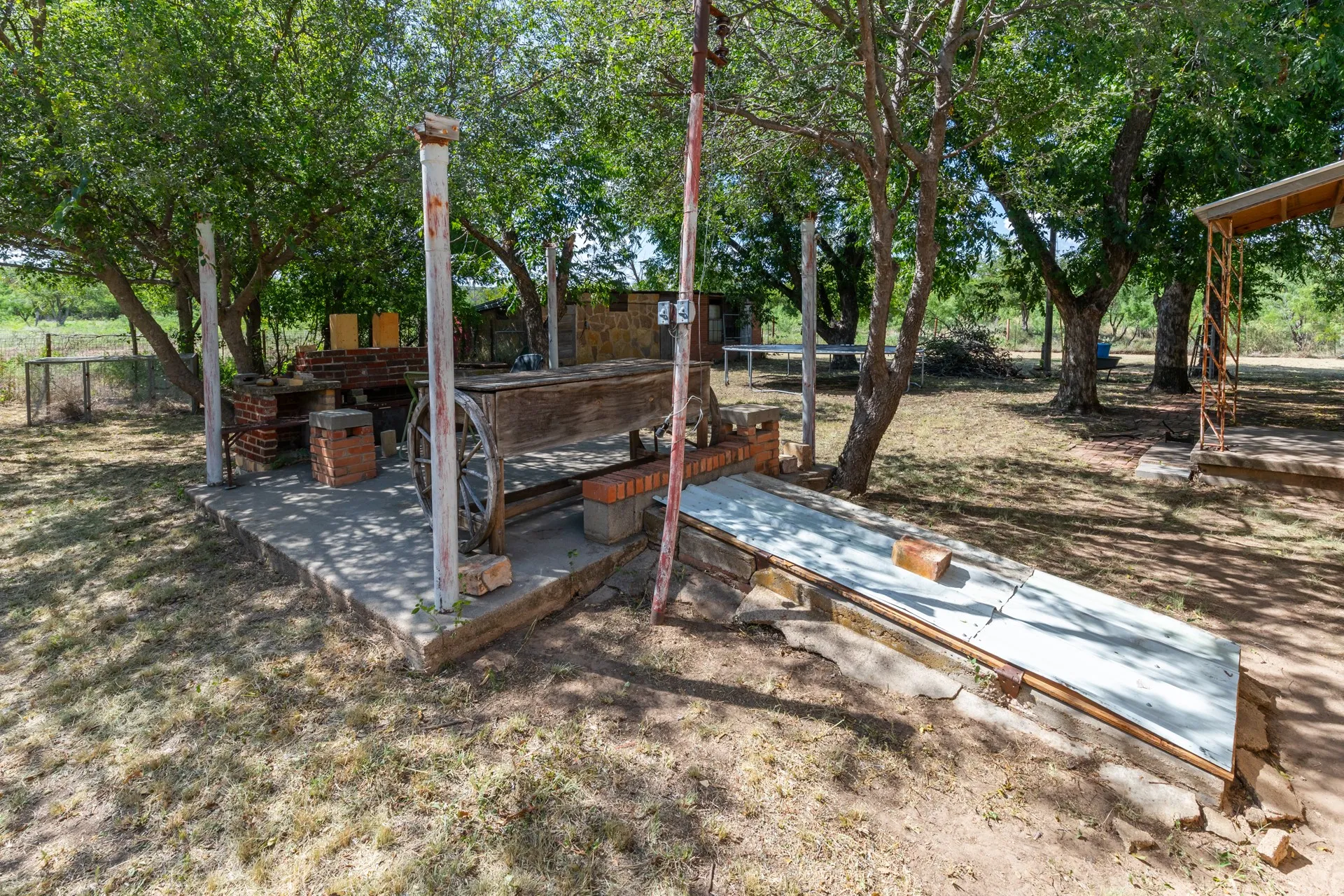 Storm Cellar/ BBQ area