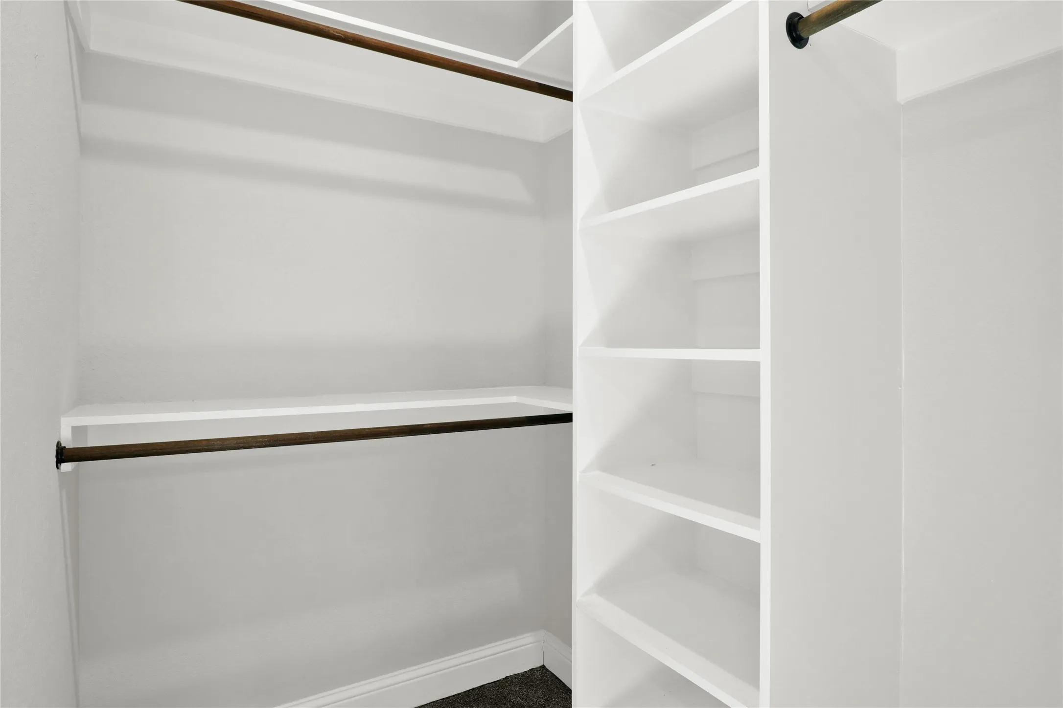 one of the master closets.