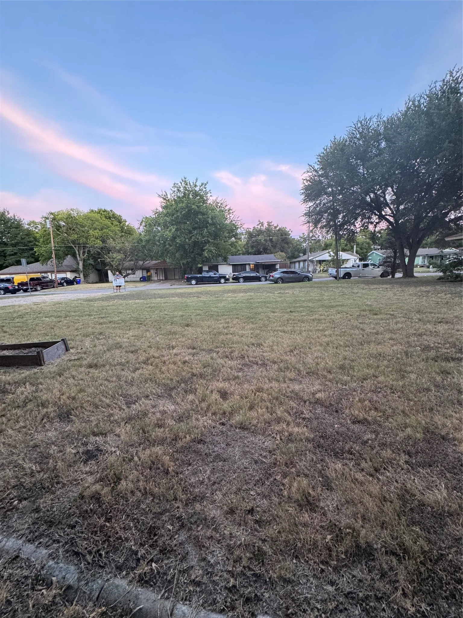 From back to View of Road
