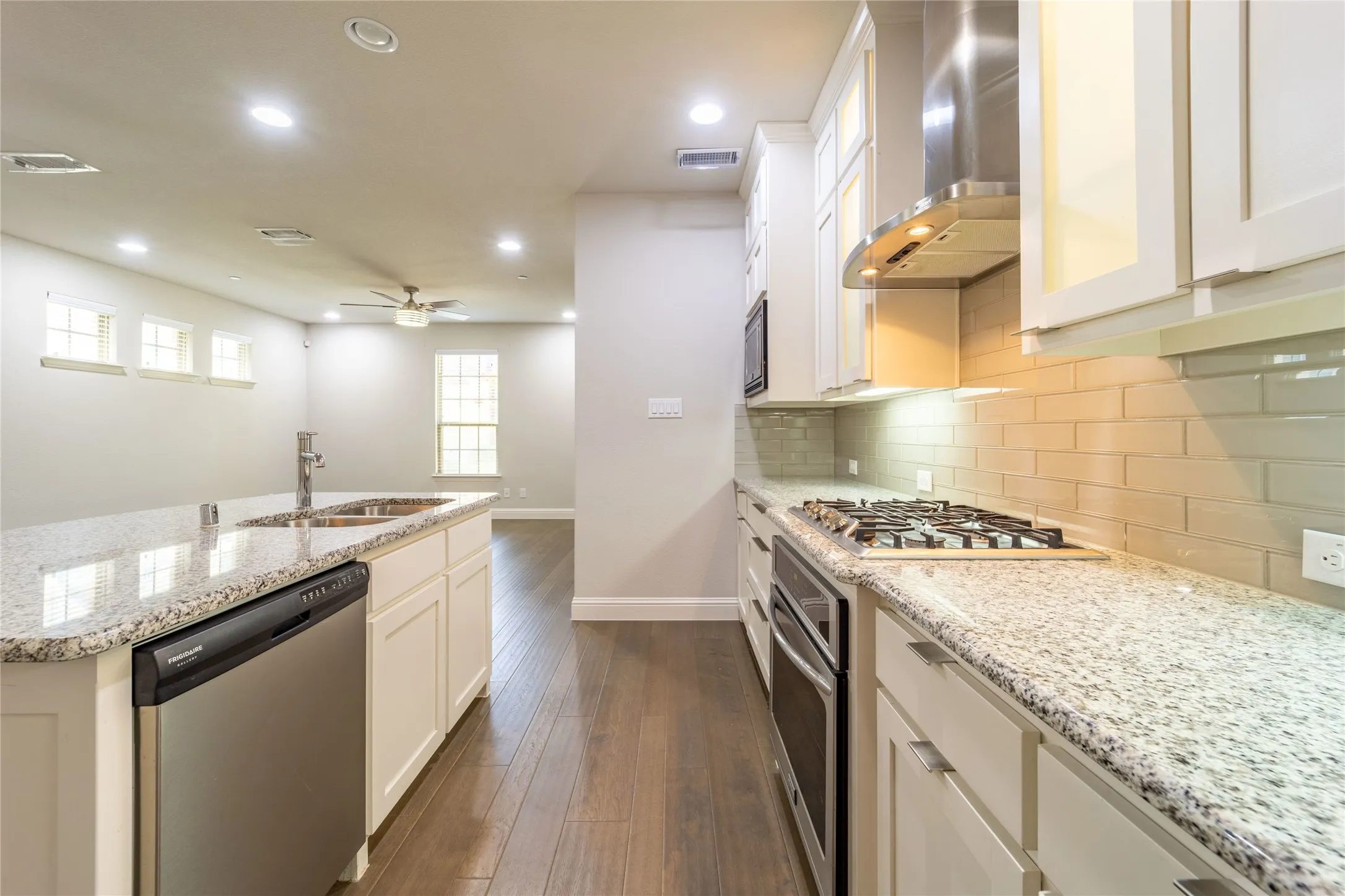 So much cabinet space and there's even a walk-in pantry