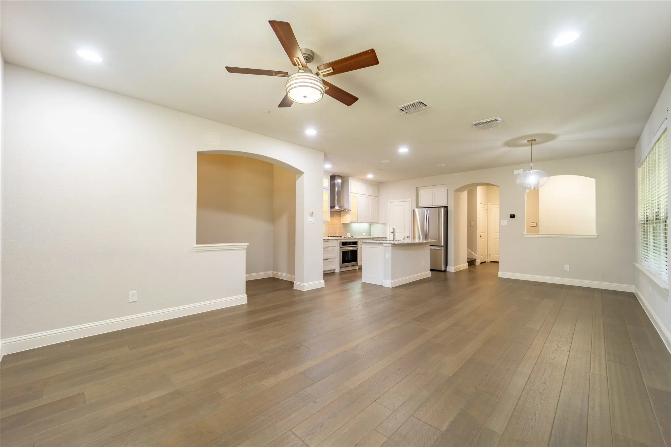 Exquisite flooring and a lovely neutral color palette