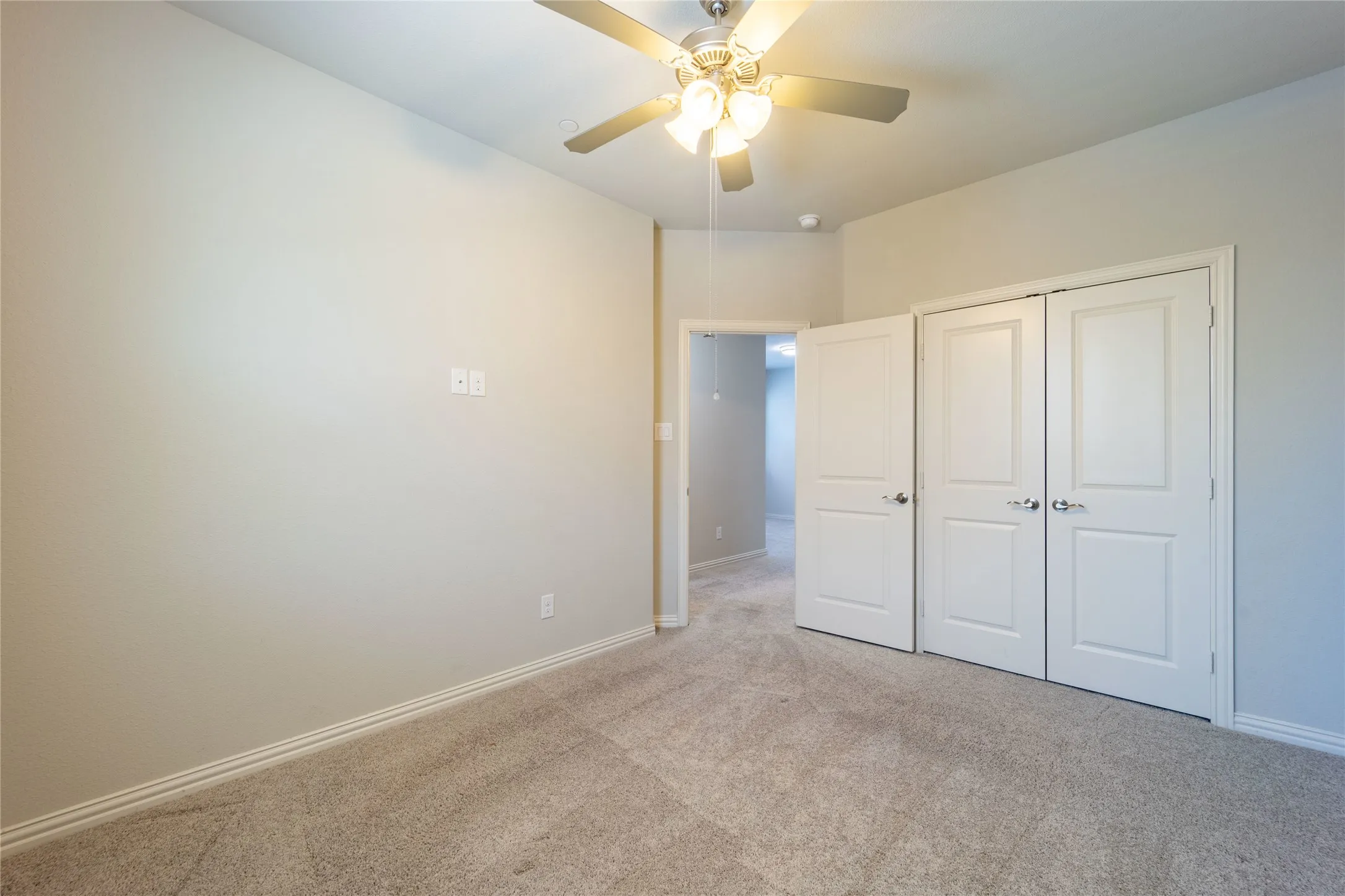 Spacious secondary bedrooms with generous closet space