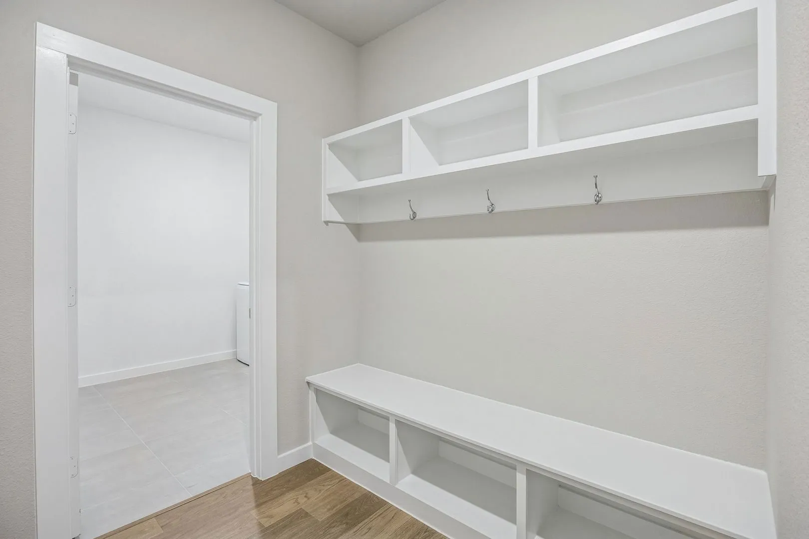 Backpack Rack in the Wimbledon home plan by Trophy Signature Homes – REPRESENTATIVE PHOTO