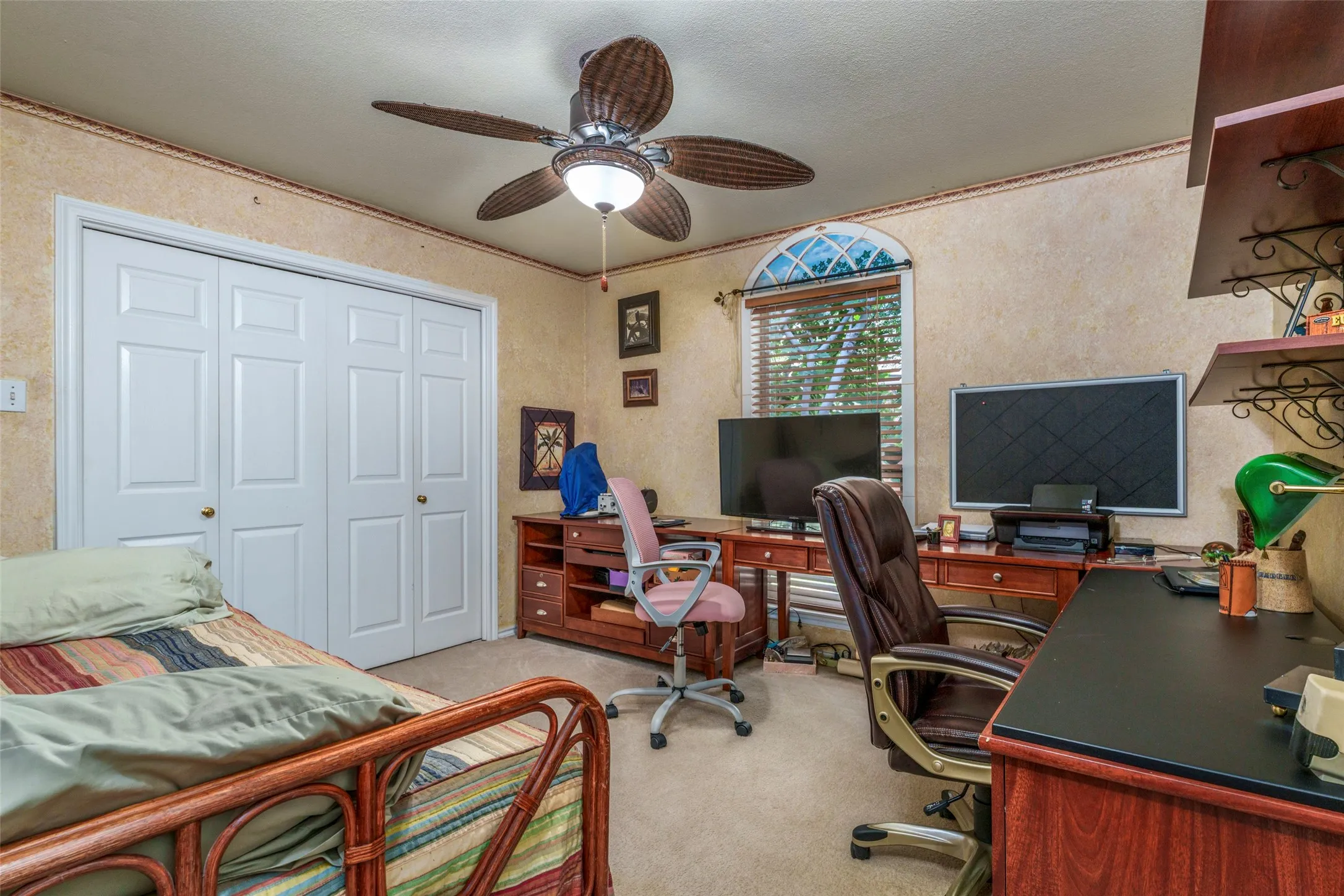 Secondary bedroom currently used as an office