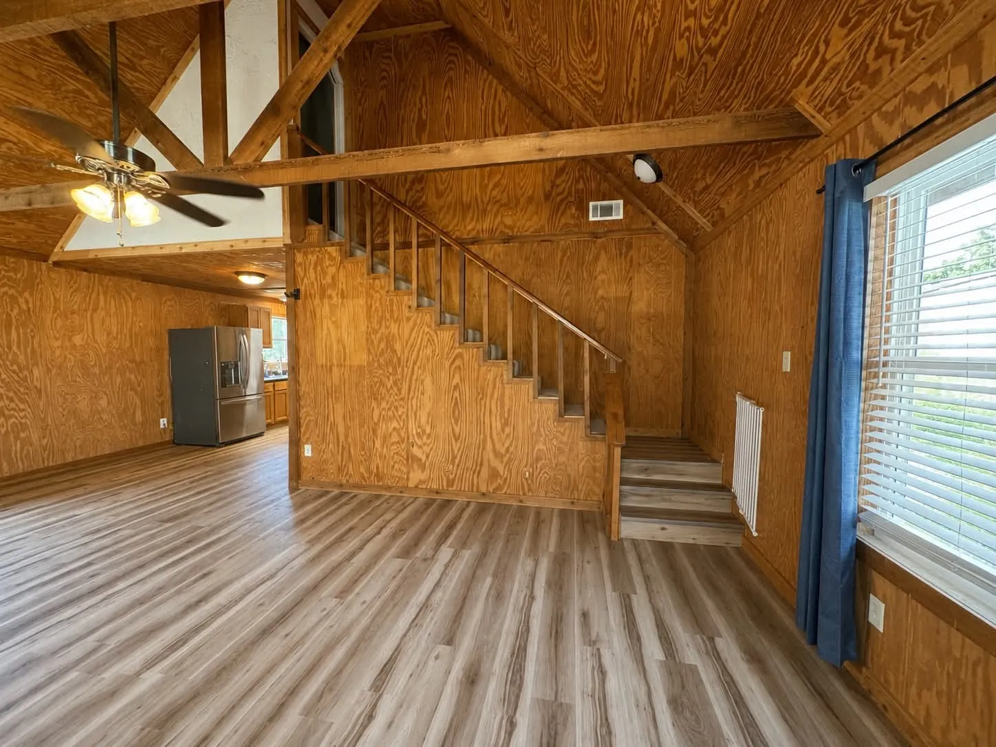 Living space inside the main house
