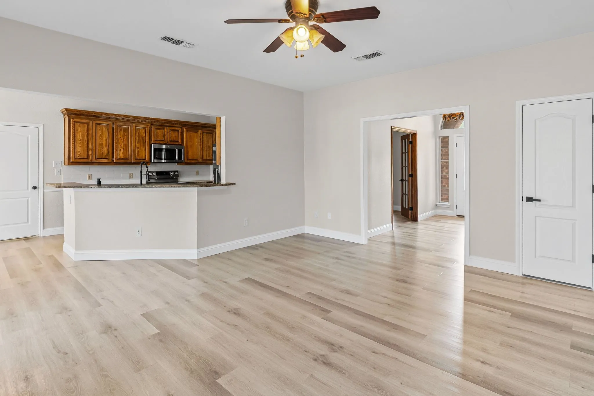 Living Room looking toward kitchen
