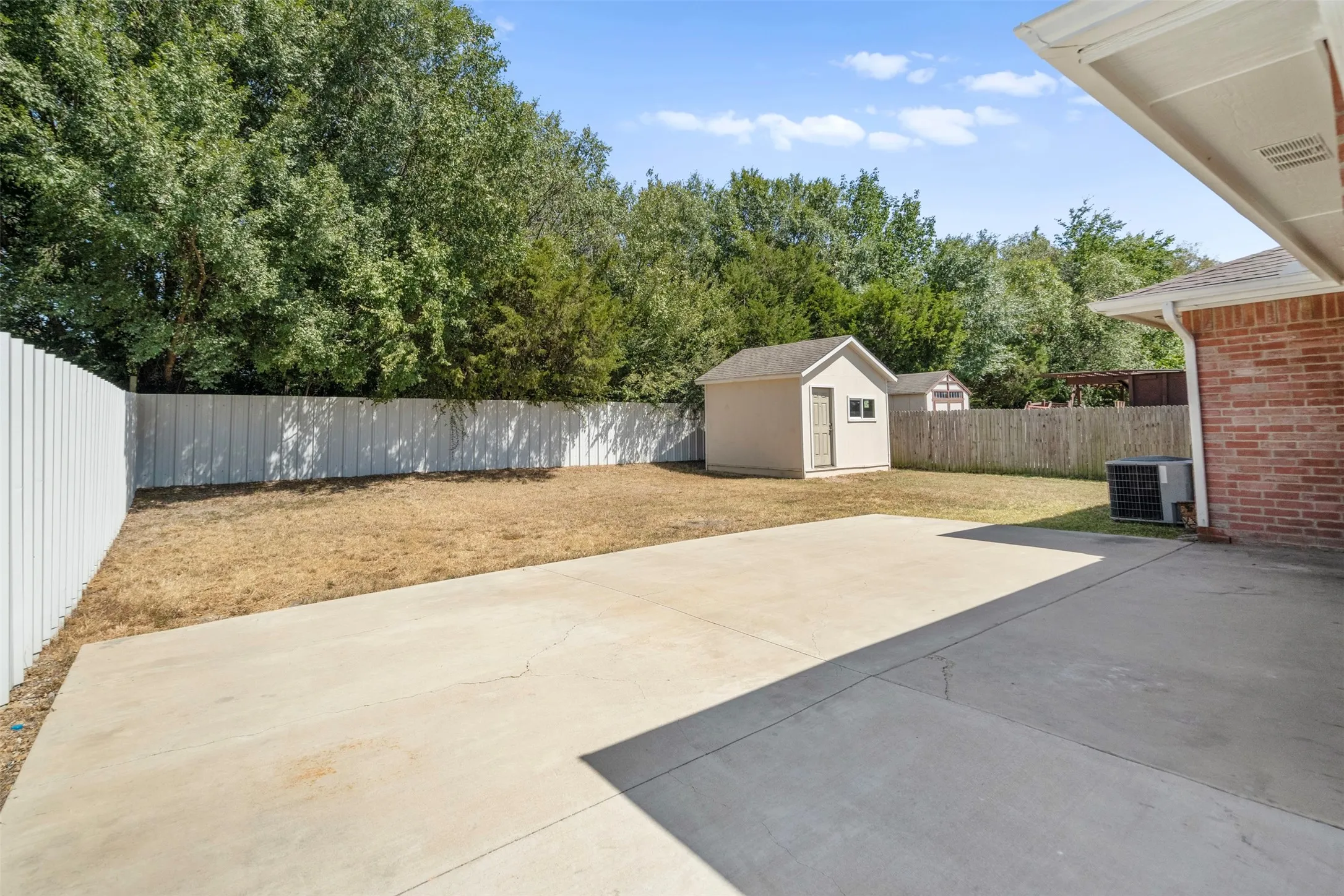 back yard
