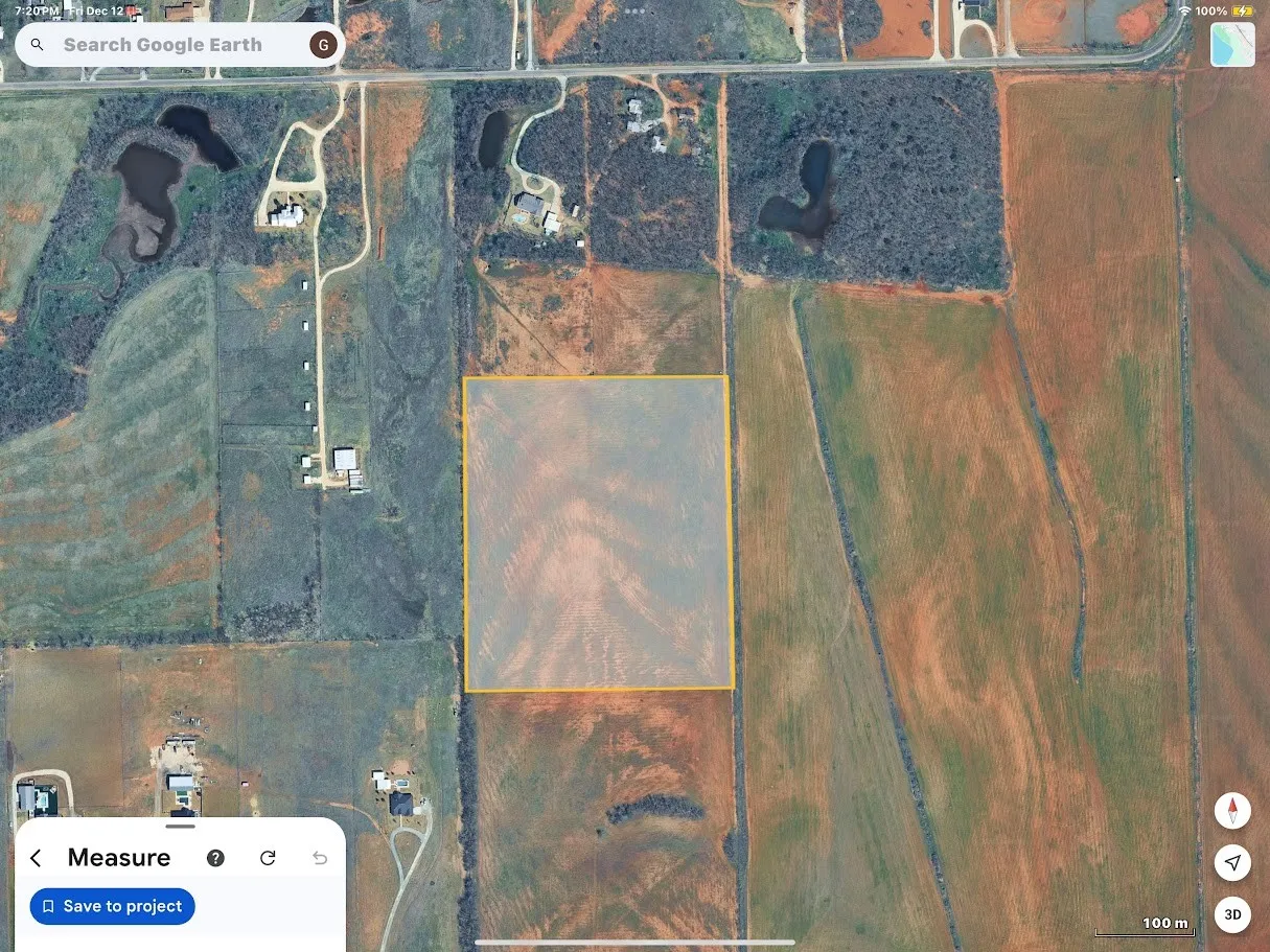 Land is located off of Iberis Rd. Back 10 acres, furthest from Iberis Road, to be subdivided from this approximately 20 acre parcel.