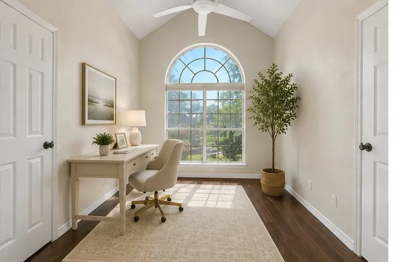 Digital staging of bedroom