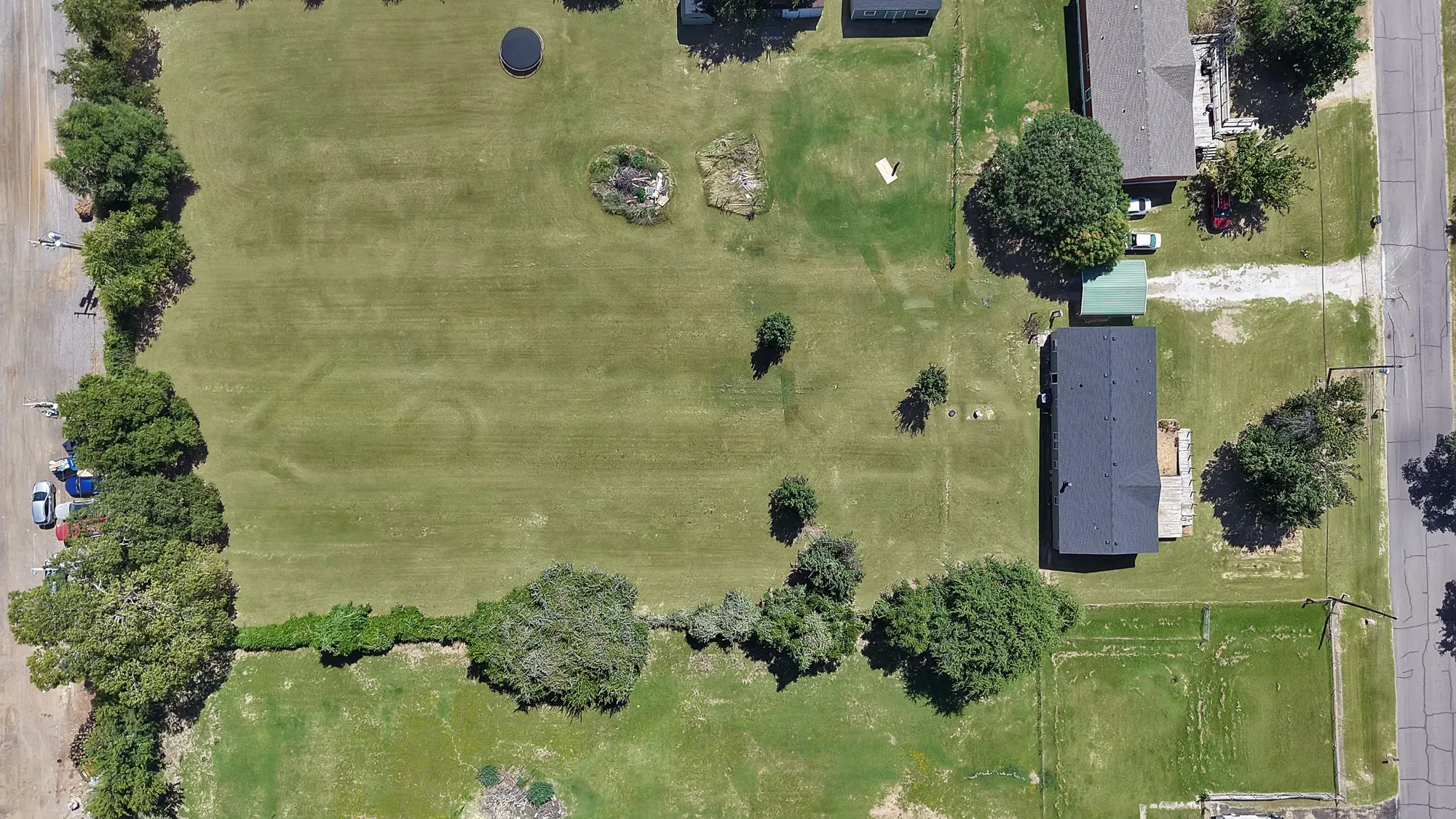 Expansive lot with a single-story residence and detached garage