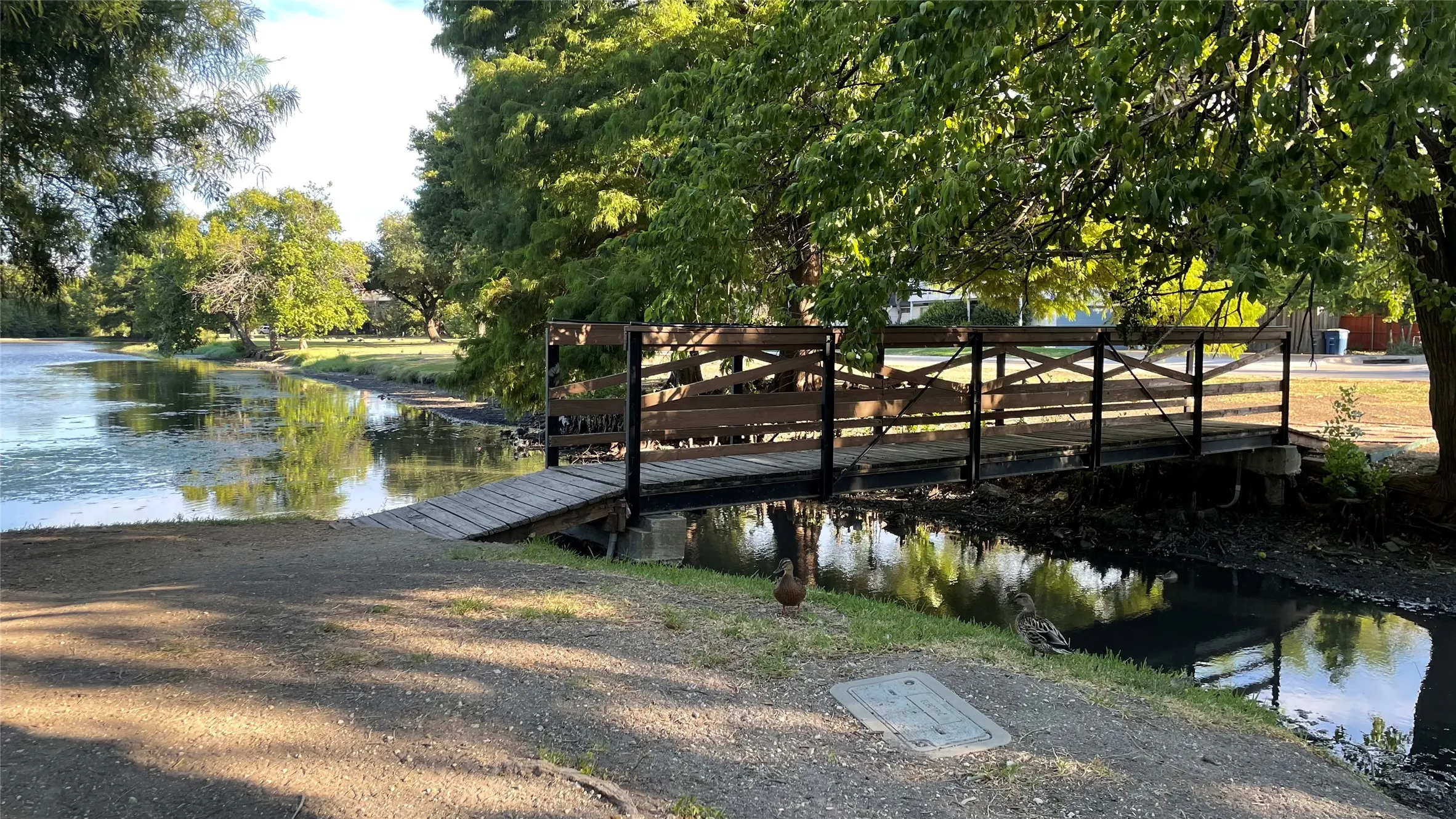 Walking distance to this
pond