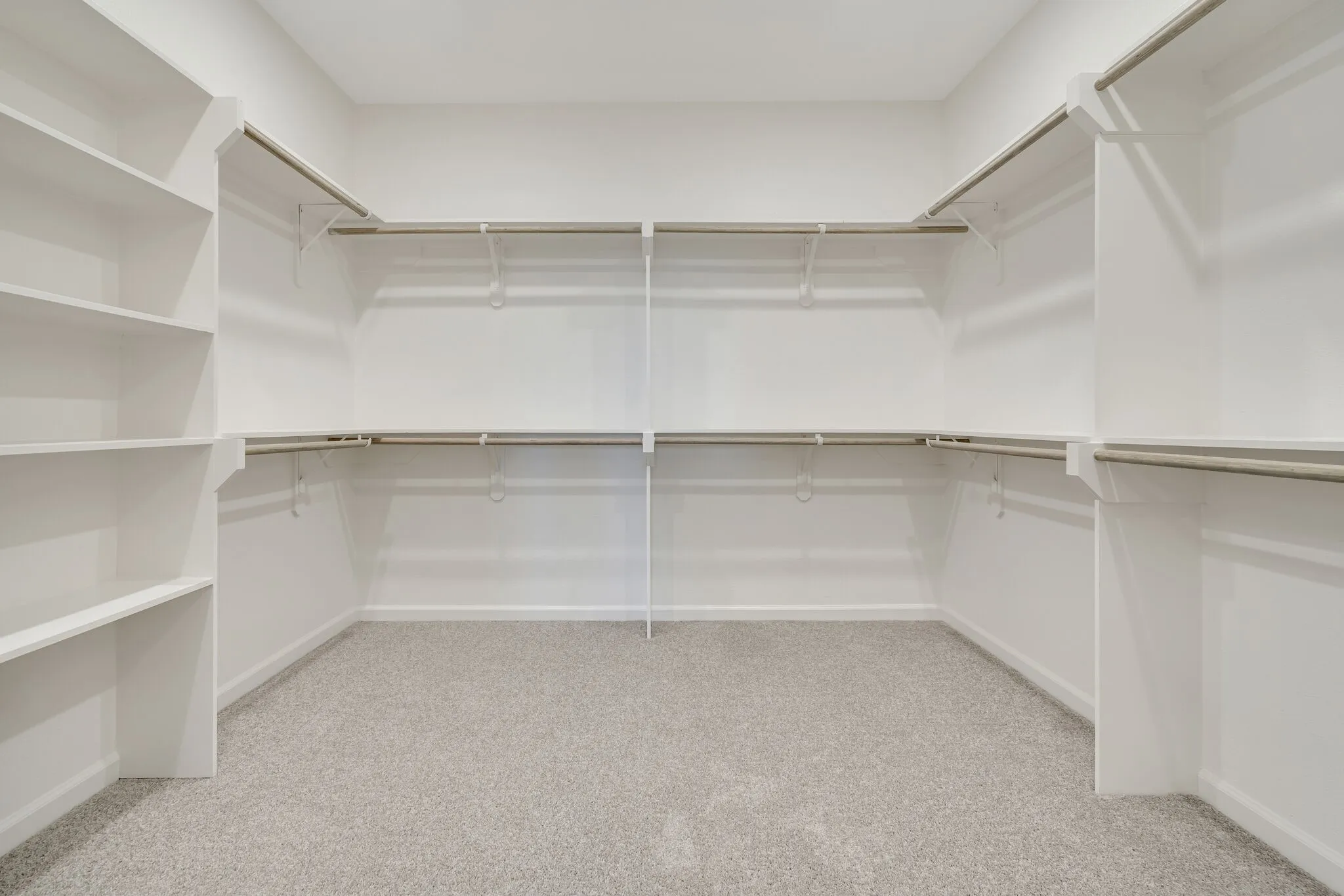 HUGE walk-in closet in primary bedroom
