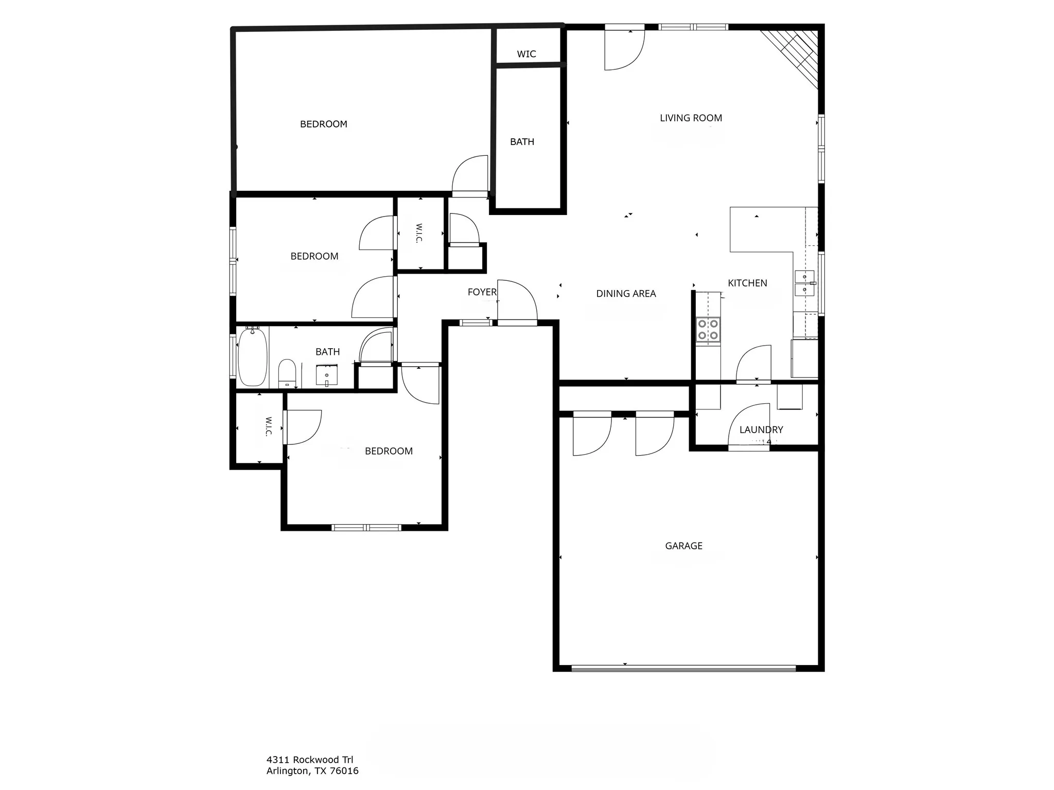 Single Family Residence For Sale in Tarrant County , 4311 Rockwood Trail, Arlington, Texas 76016, 3 Bedroom, 2 Bathroom, 2 Garage spaces, 1,620 Sqft, built in 1978, mls#21356693, Real Estate Agent in Arlington, Homes For Sale in Tarrant county, Homes For Sale in Arlington, Realtor in Arlington Texas, Real Estate Brokerage Independent Realty Texas, Luminita Cordes Realtor