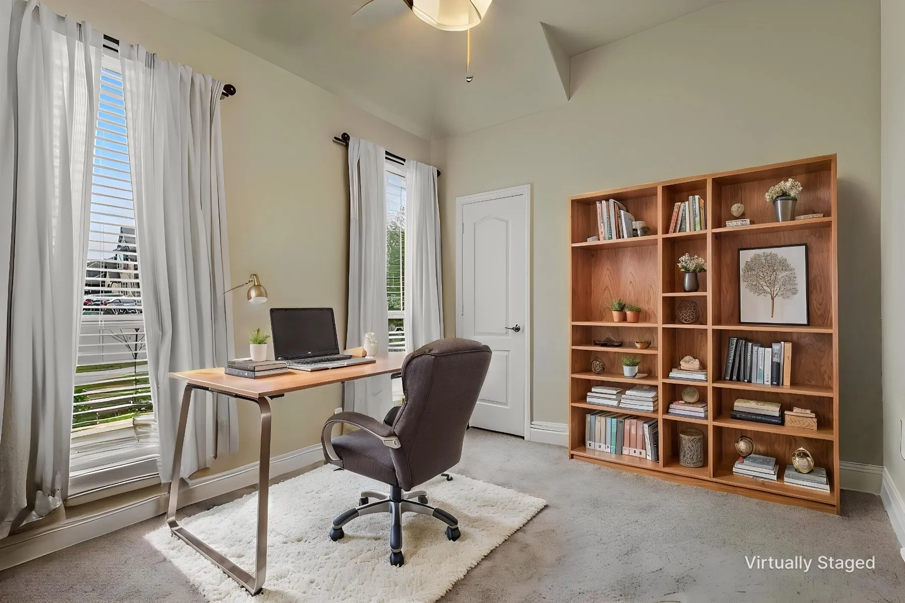 1st floor office-virtually staged