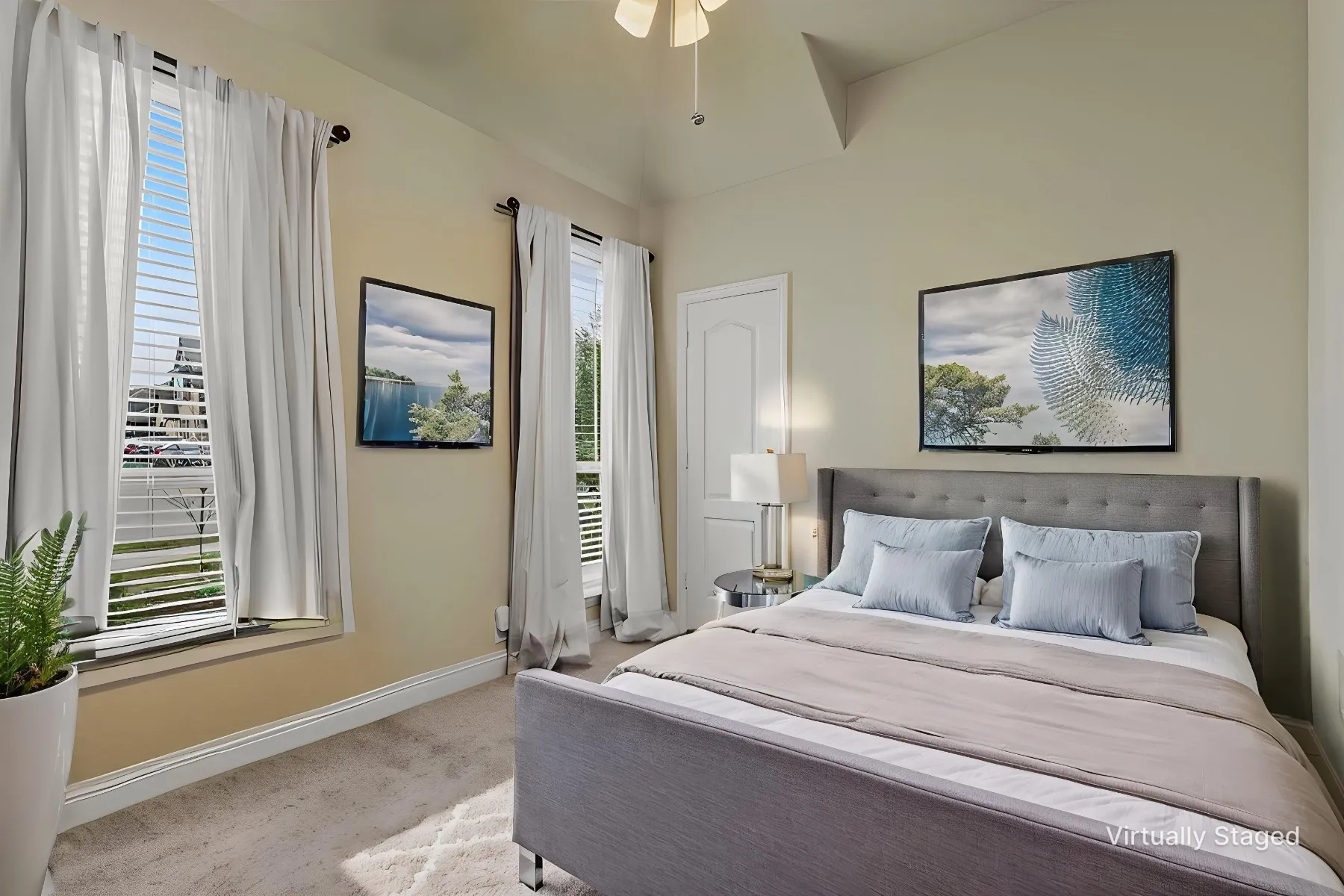1st floor office-virtually staged