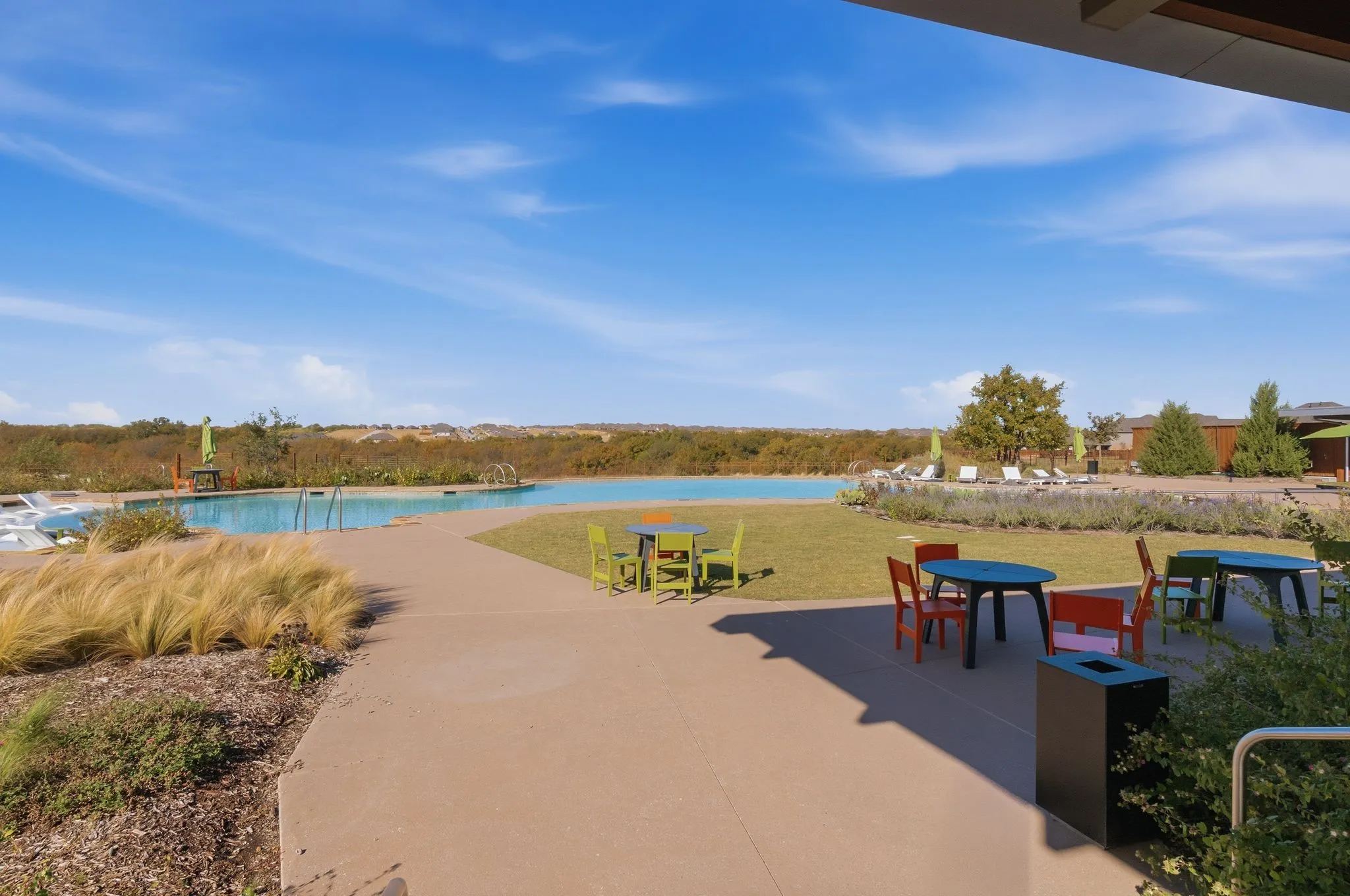 Community pool area