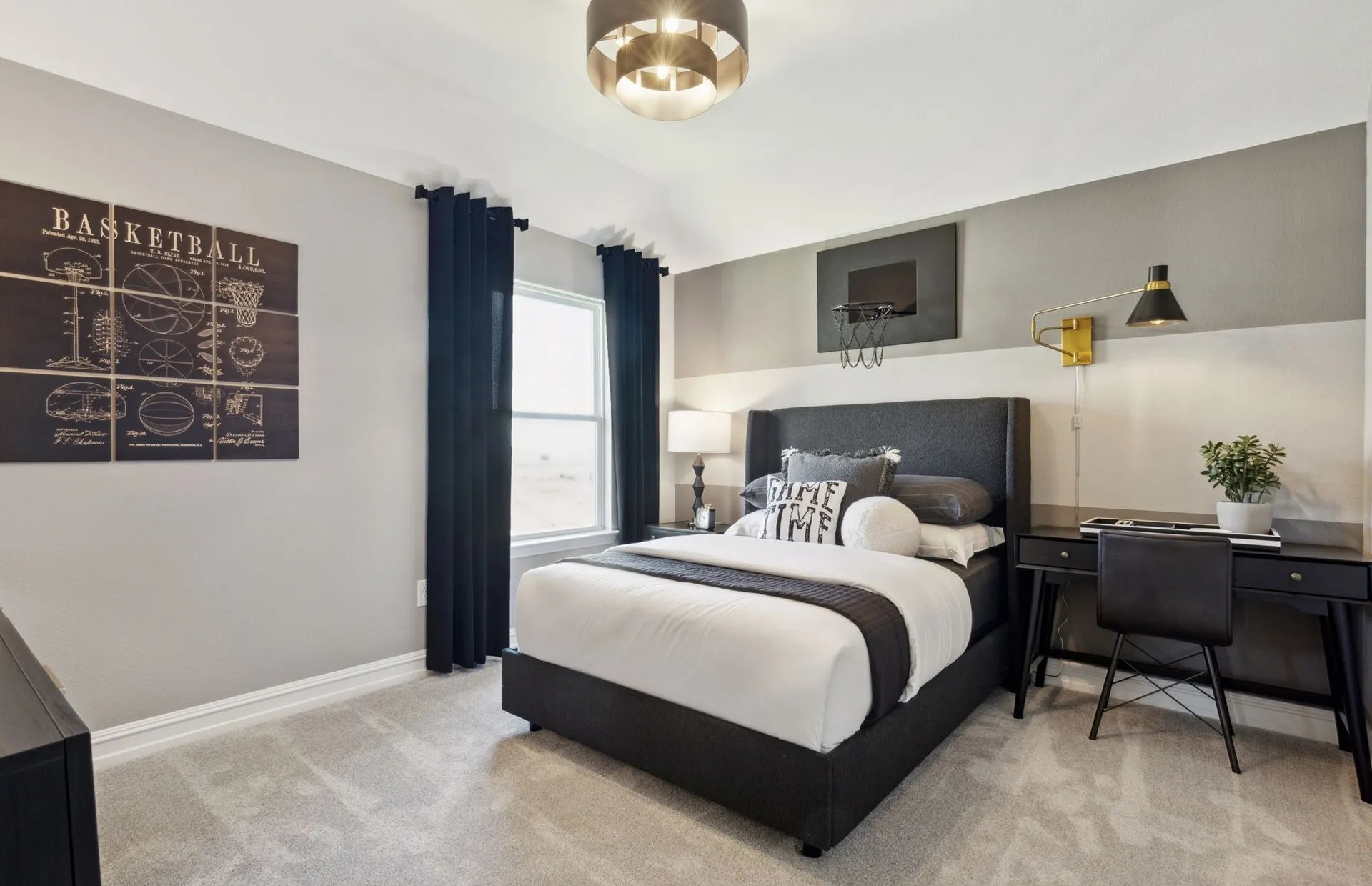 *Model Representation -  Spacious secondary bedroom with large windows