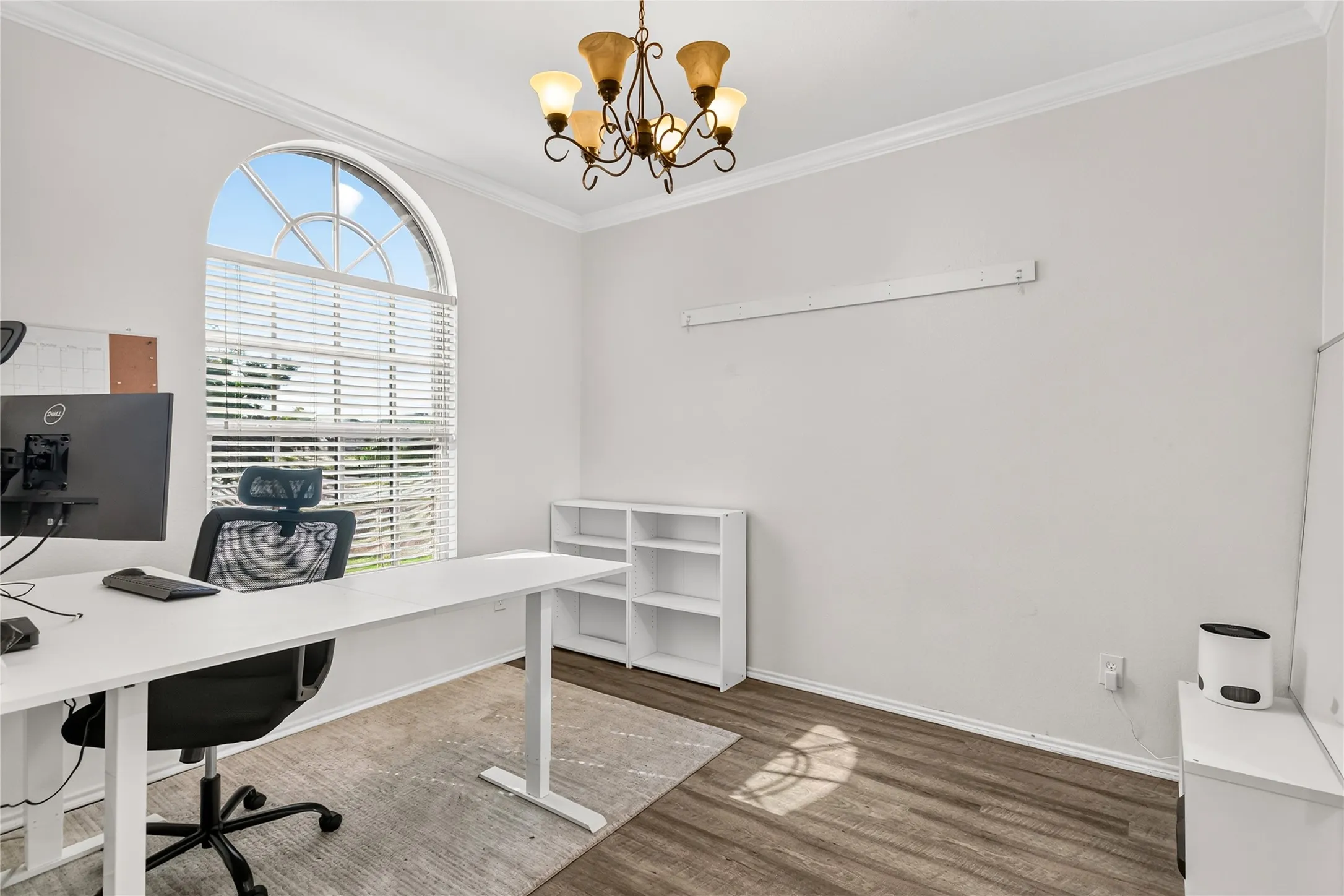 Being used as an office.