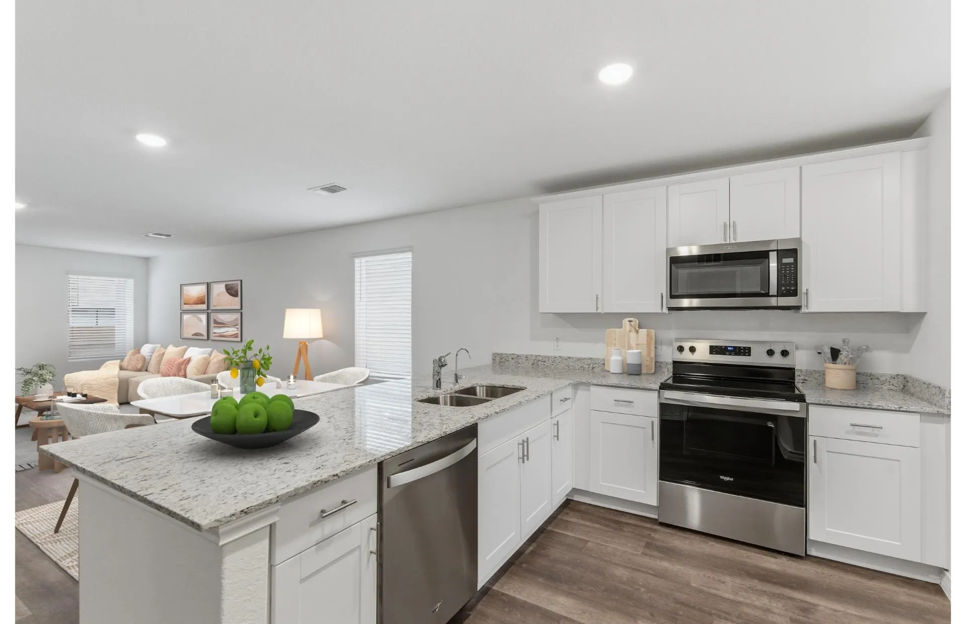 *Virtual Representation - Spacious kitchen with eat-in bartop