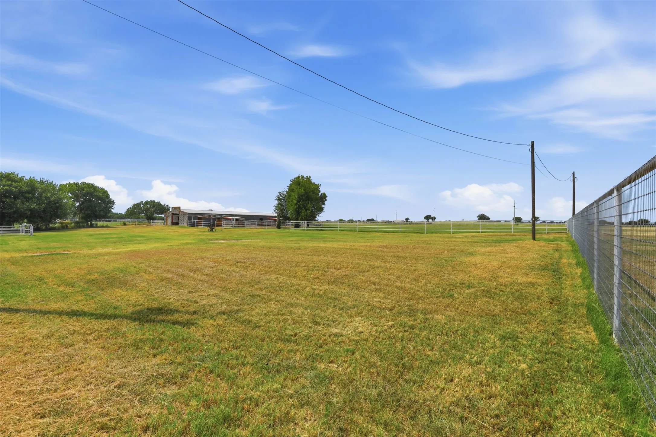 location of 3 former RV spots. Plumbing connections in ground.