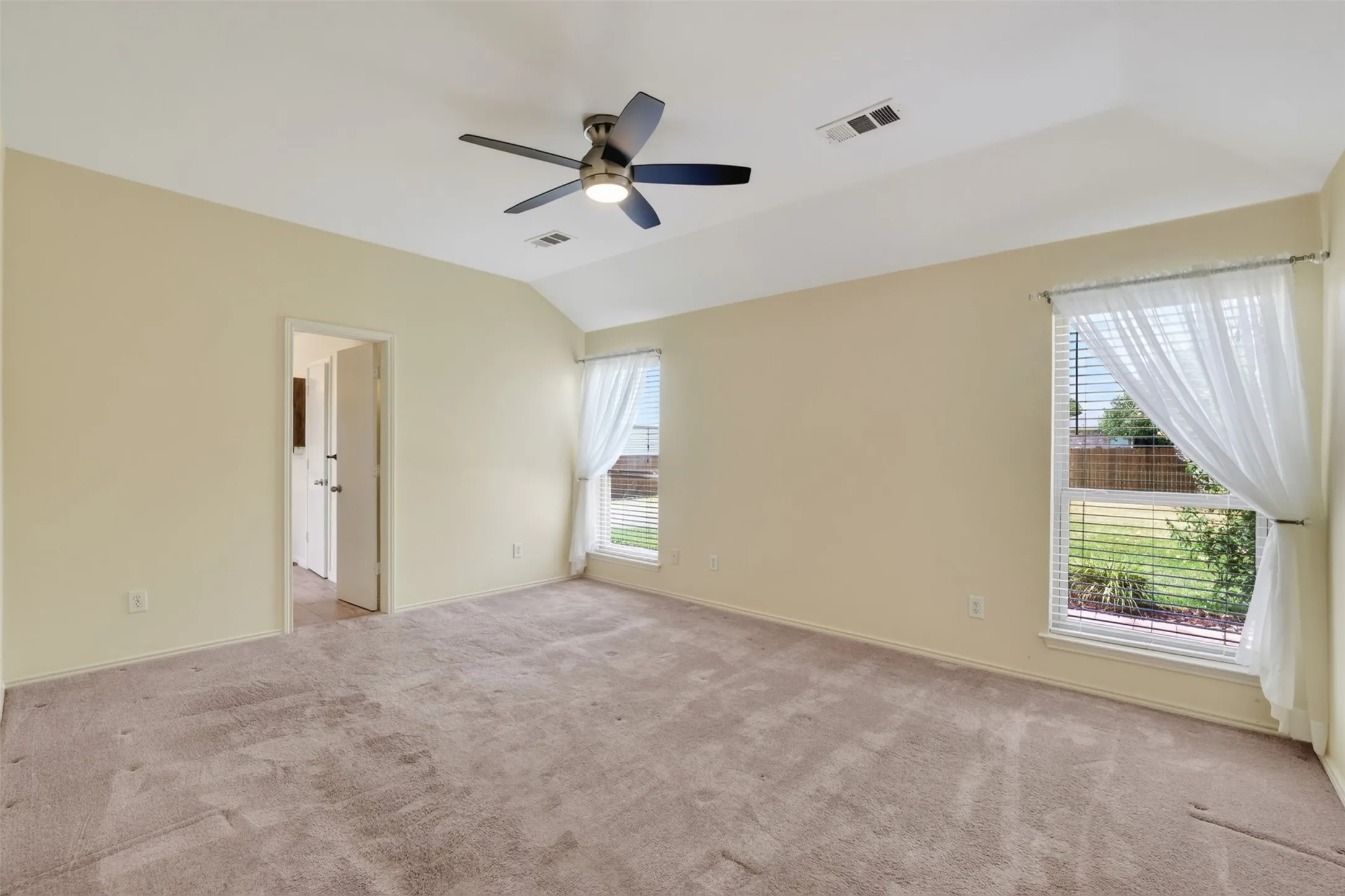 Large primary with views or the lovely acreage