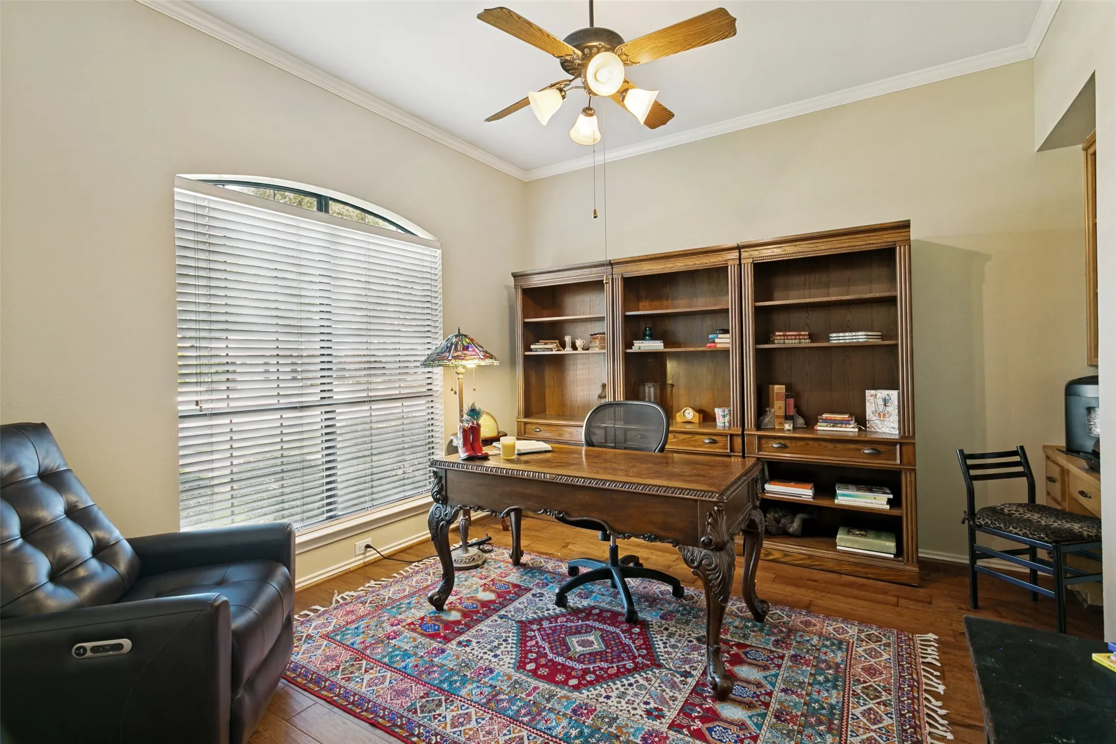 Secondary bedroom currently serves as a home office.