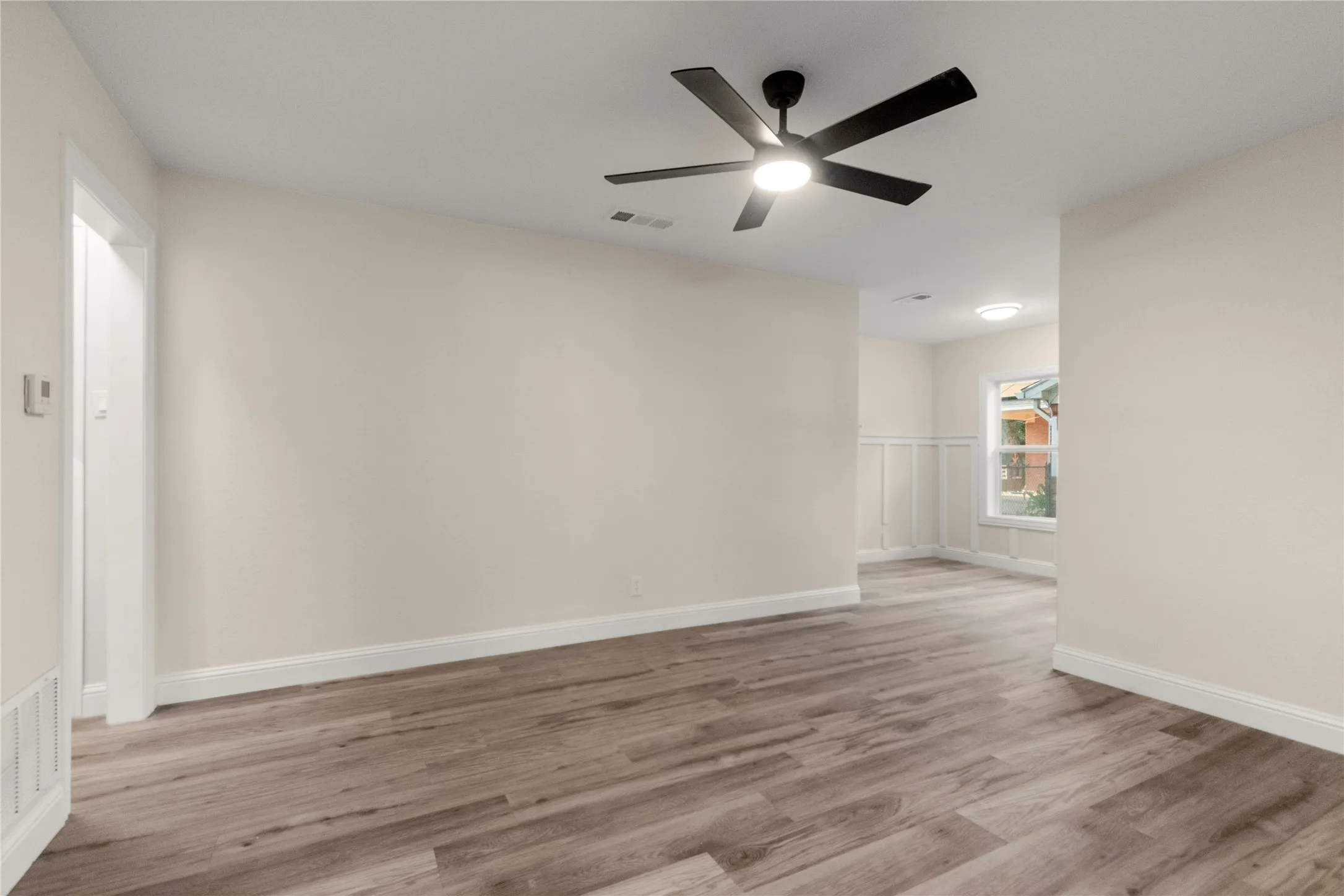 Welcome Home! Step into the living room.