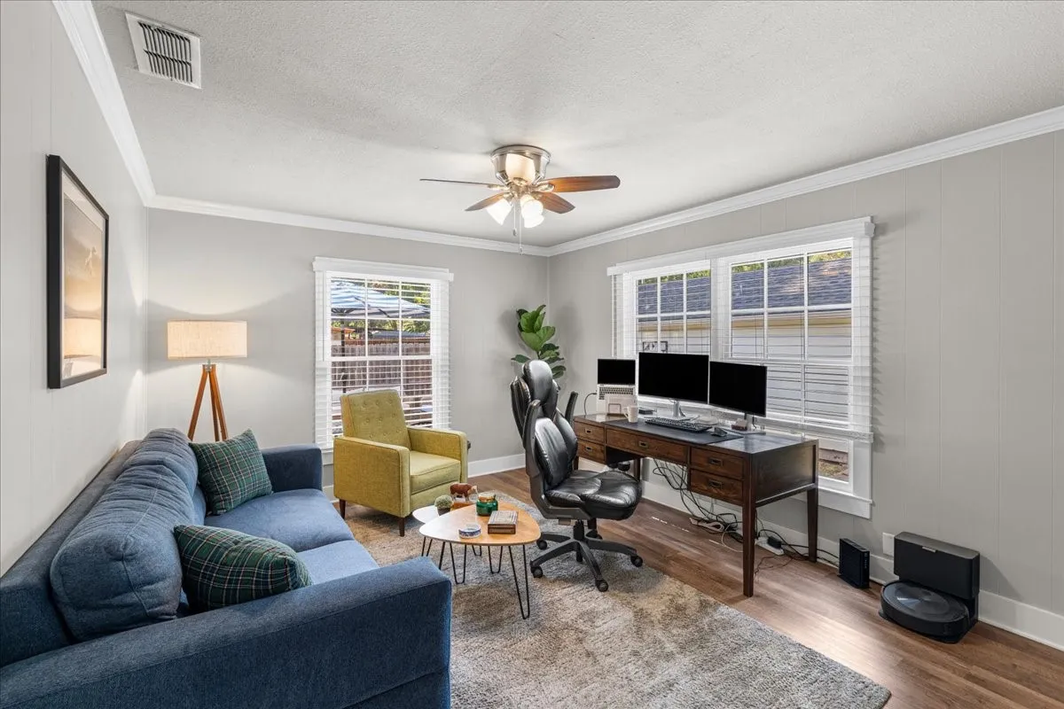 Back Bedroom used as office