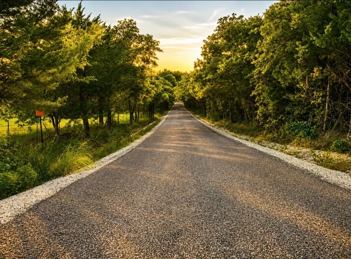 paved county road