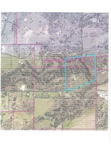 Aerial Plat Map. Indicating the boundaries and geographic context of the property