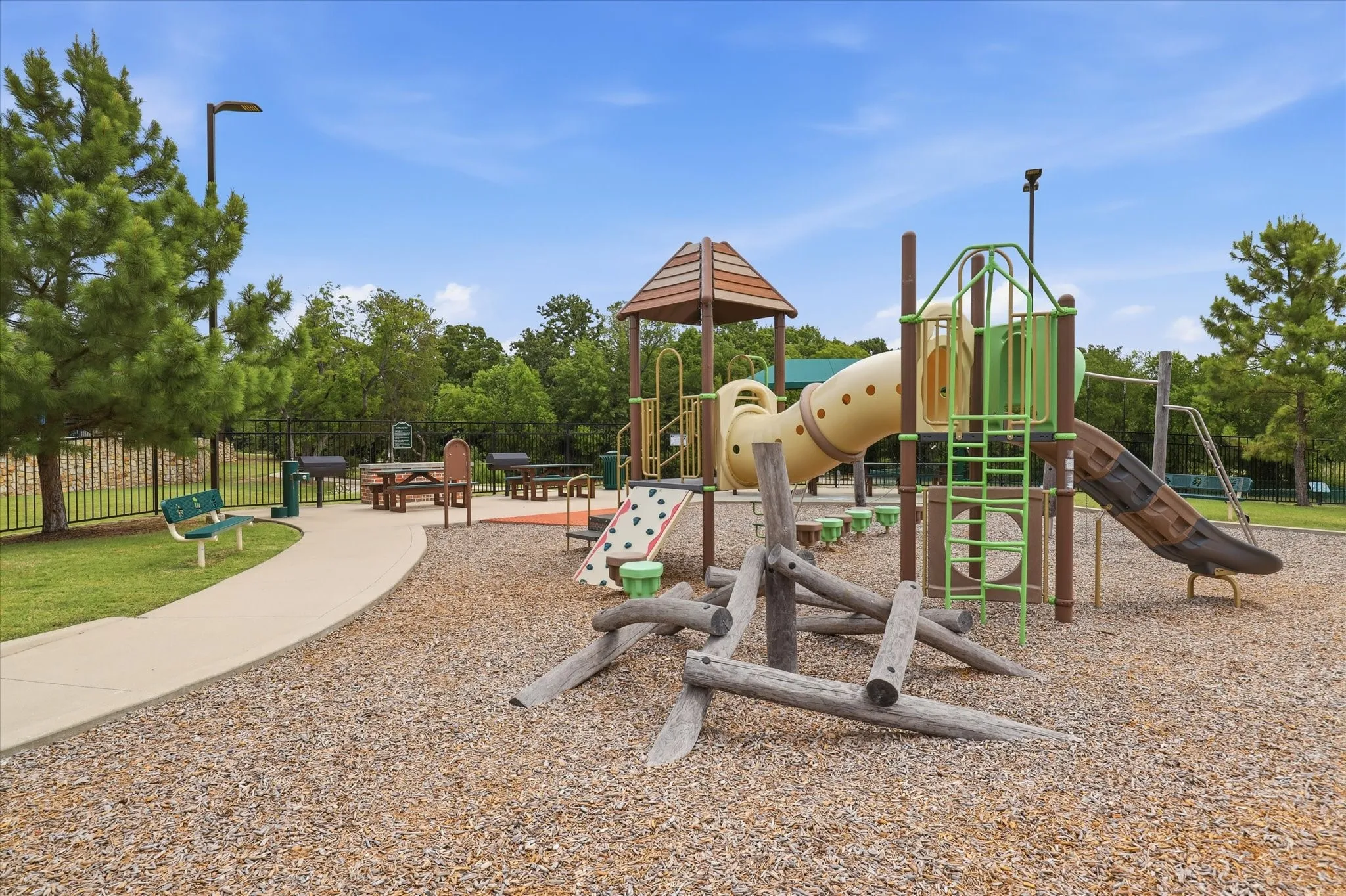 Community playground area.